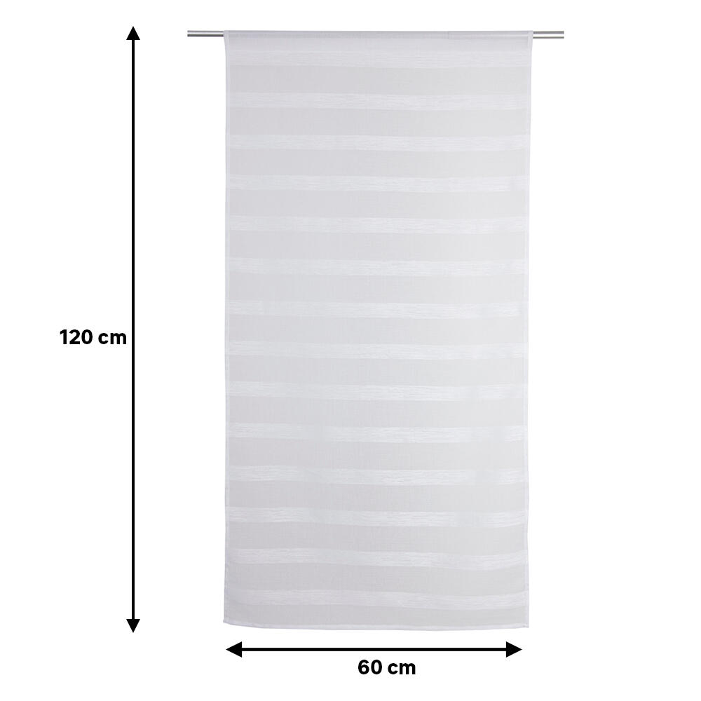 2 cortinados 60X120CM PLUTON BRANCO - 4