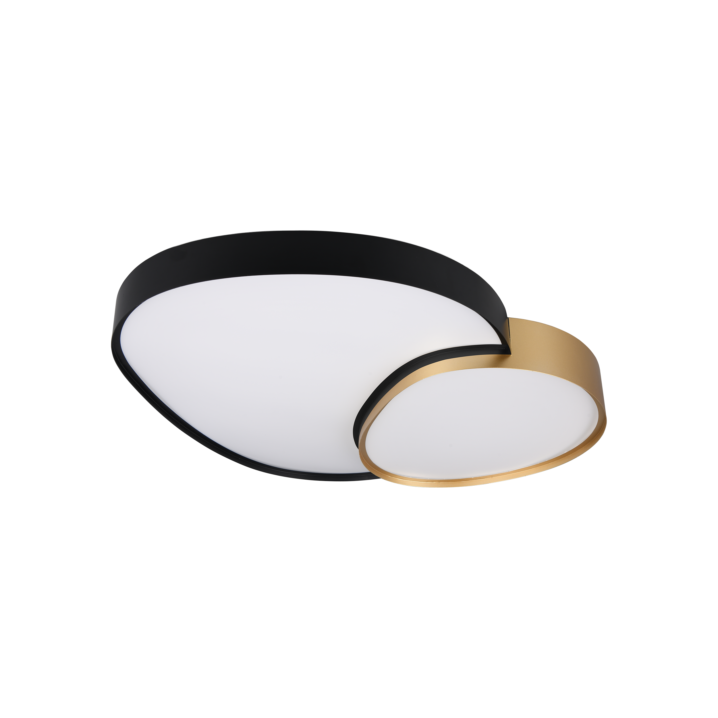 Plafon Rise LED 5100LM 51W czarno złoty TRIO LIGHTING INTER