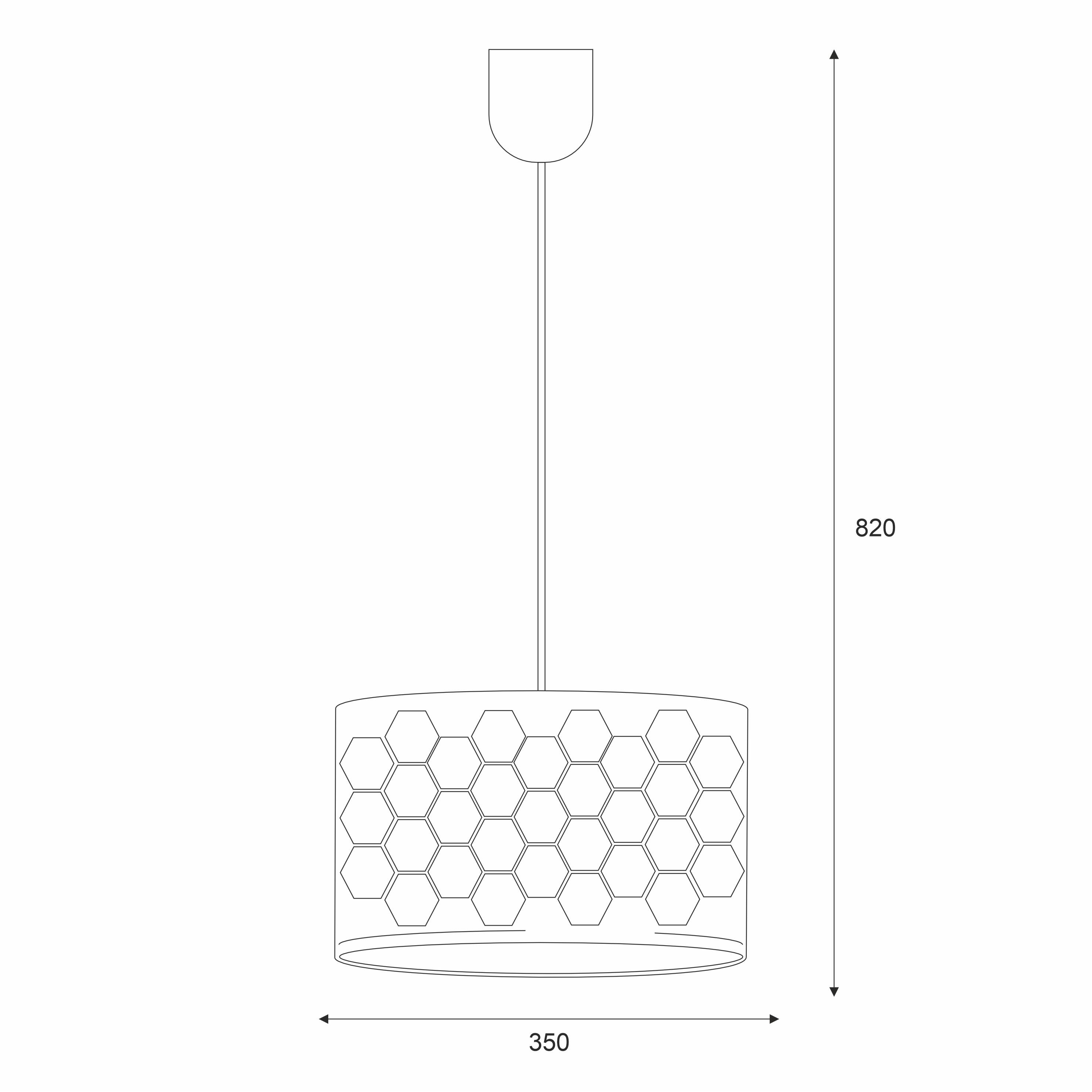 Lampa wisząca Ulle czarna E27 Lamkur - 4