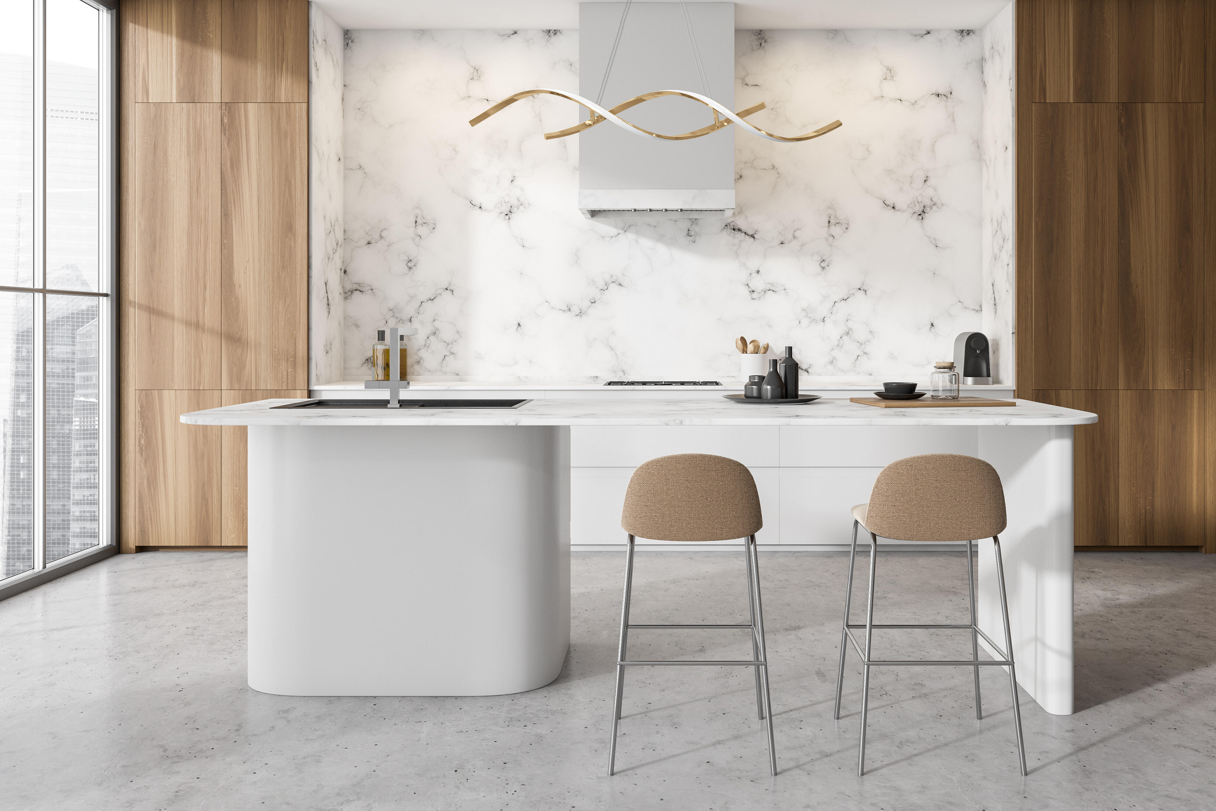 Lampa wisząca Stella 2700 LM 28W złota ACTIVEJET - 8