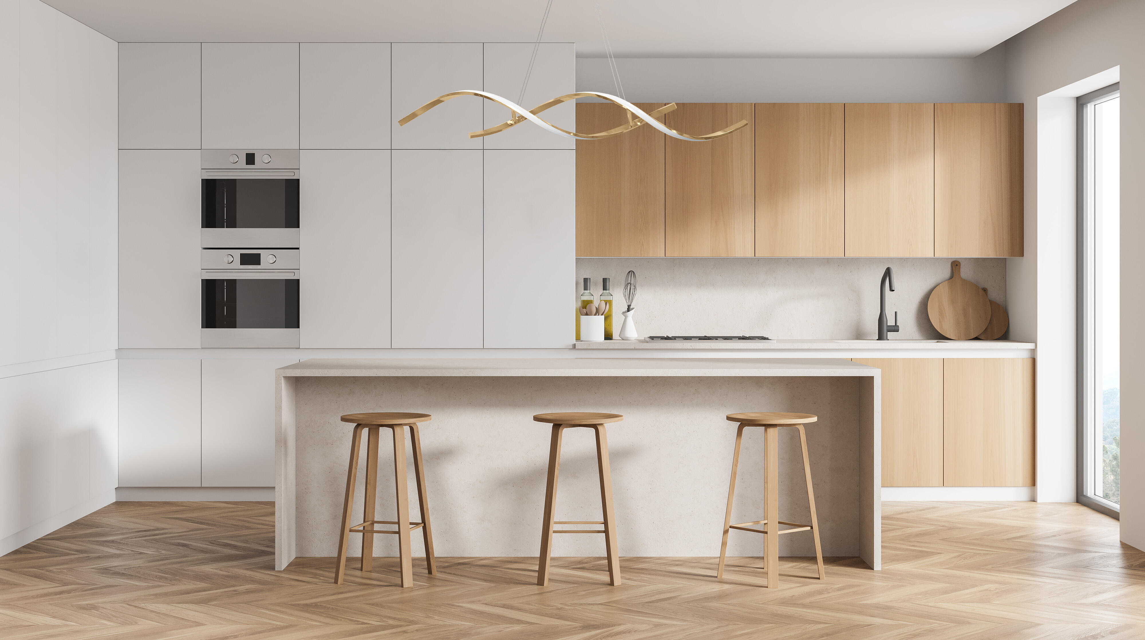 Lampa wisząca Stella 2700 LM 28W złota ACTIVEJET - 6