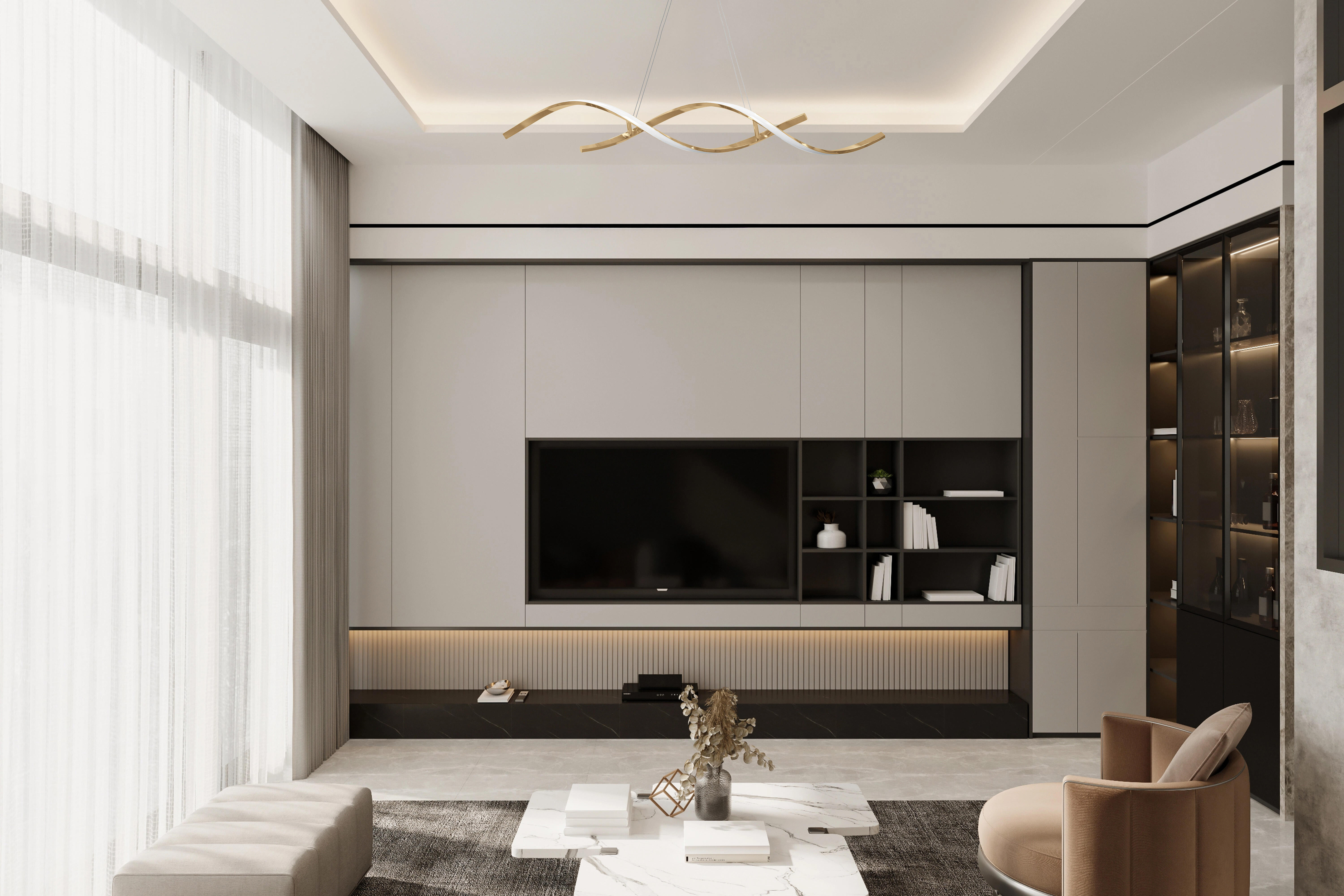 Lampa wisząca Stella 2700 LM 28W złota ACTIVEJET - 3