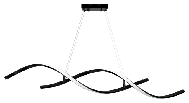 Lampa wisząca Stella 2700 LM 28W czarna ACTIVEJET