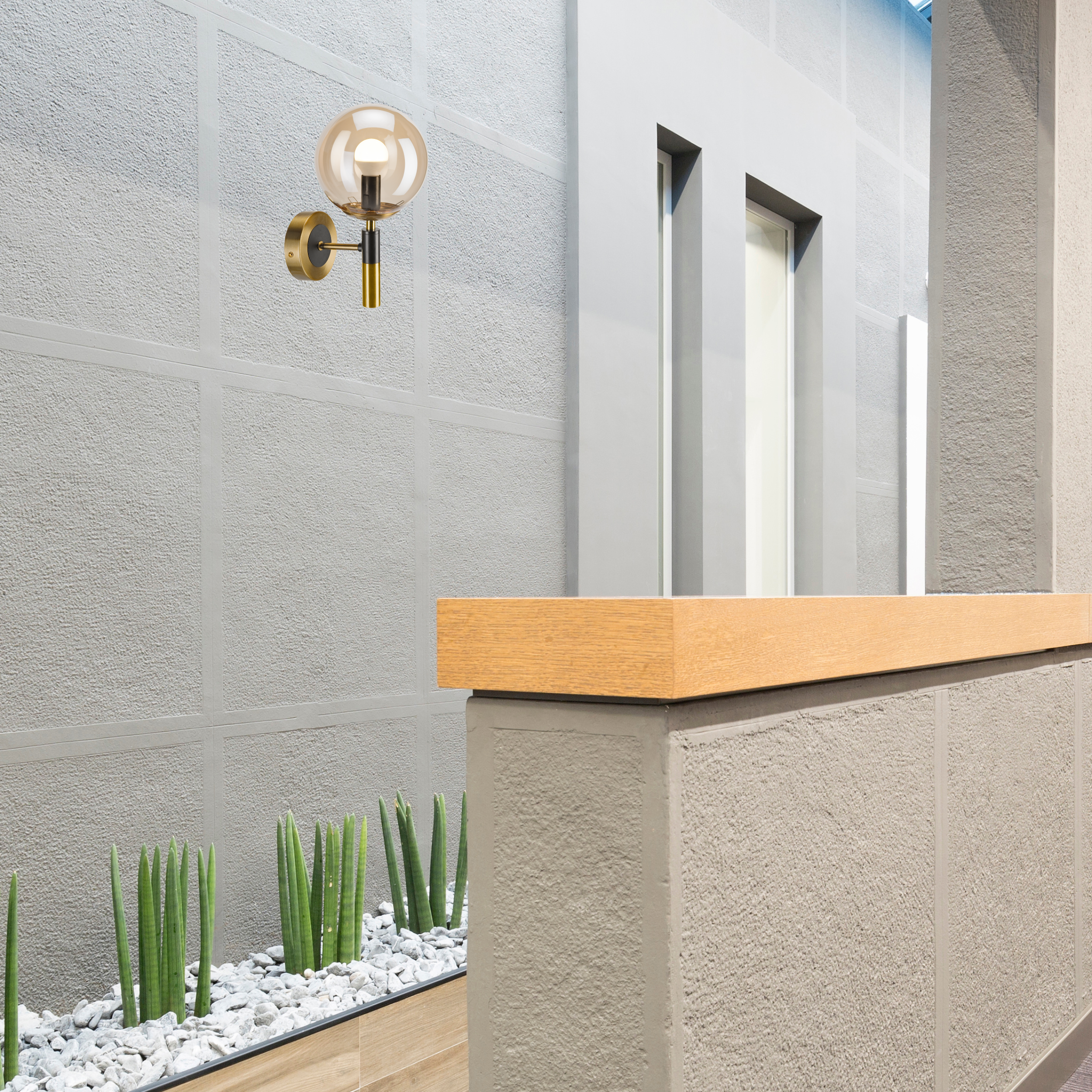 Kinkiet Rollo złoty E14 Lamkur - 2