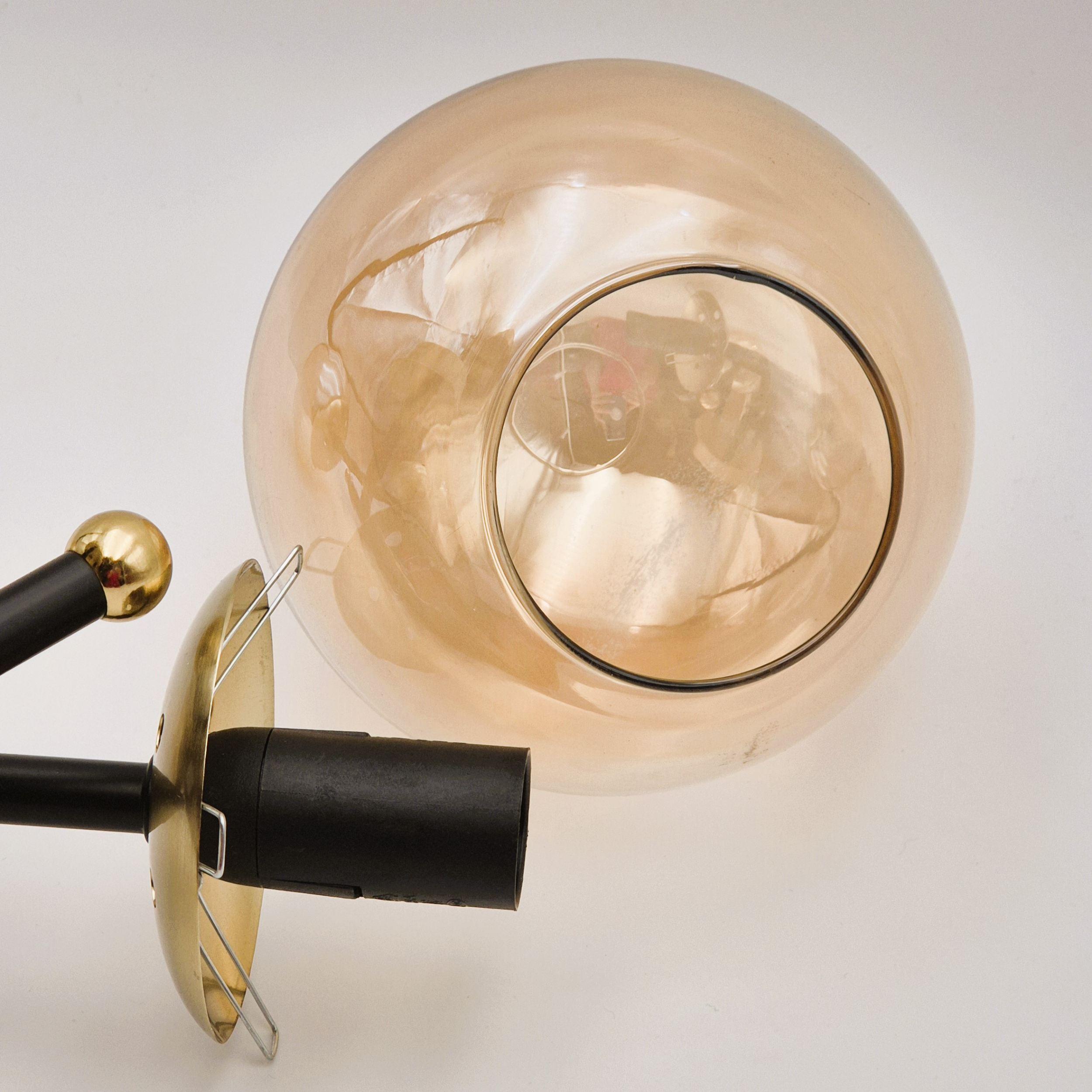 Lampa sufitowa Malena czarna 6 x E14 Lamkur - 9