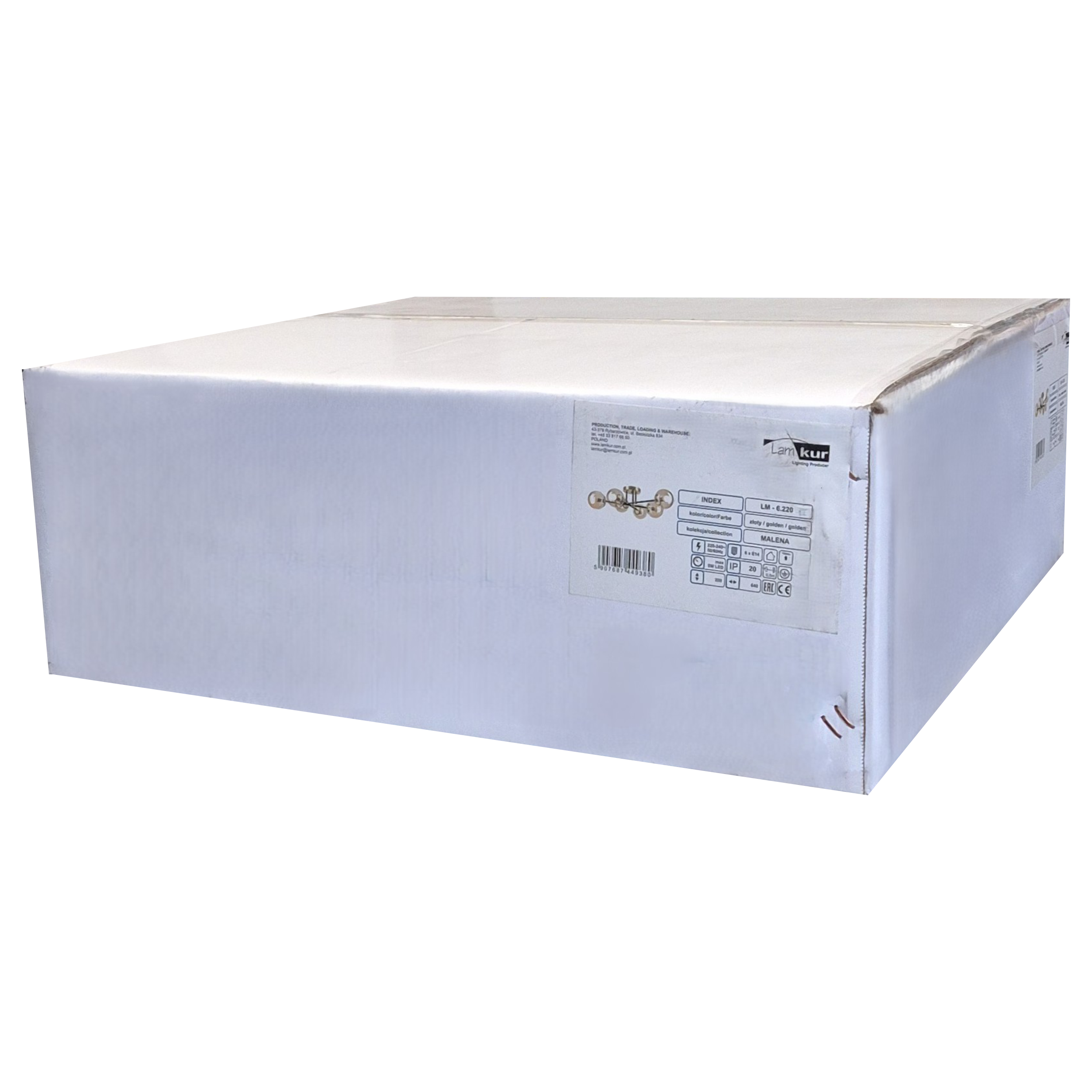 Lampa sufitowa Malena czarna 6 x E14 Lamkur - 11