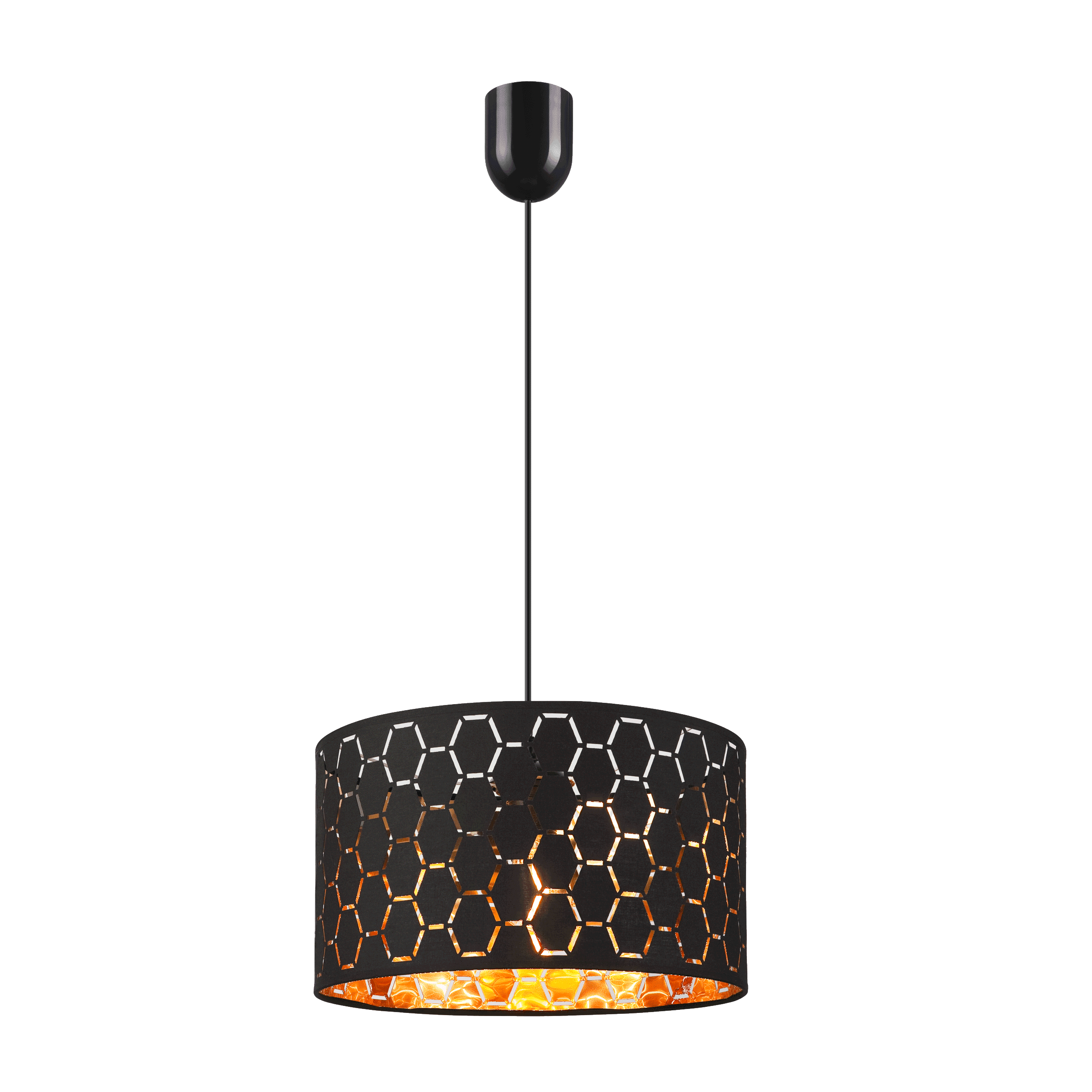 Lampa wisząca Ulle czarna E27 Lamkur - 5