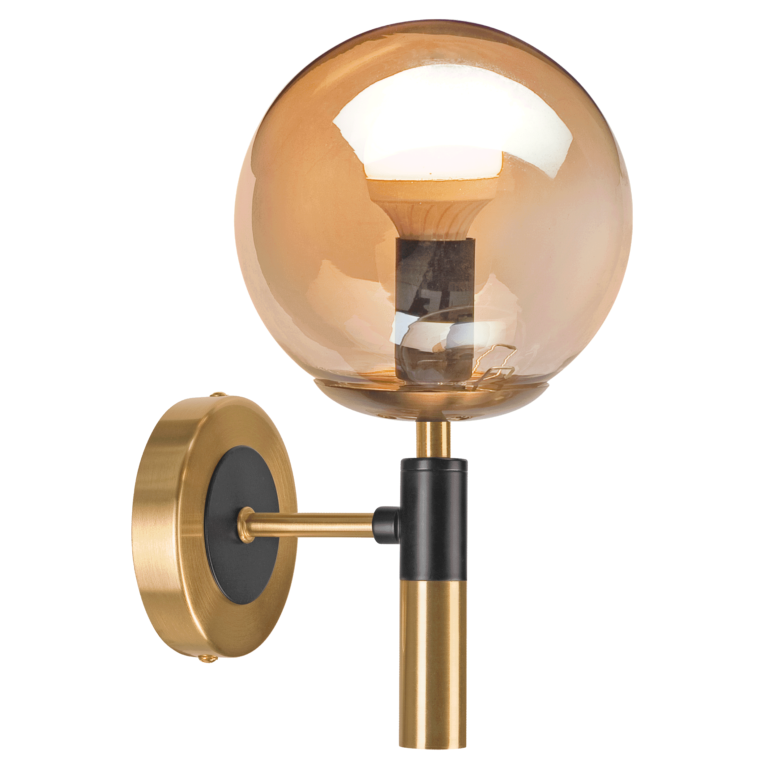 Kinkiet Rollo złoty E14 Lamkur - 5