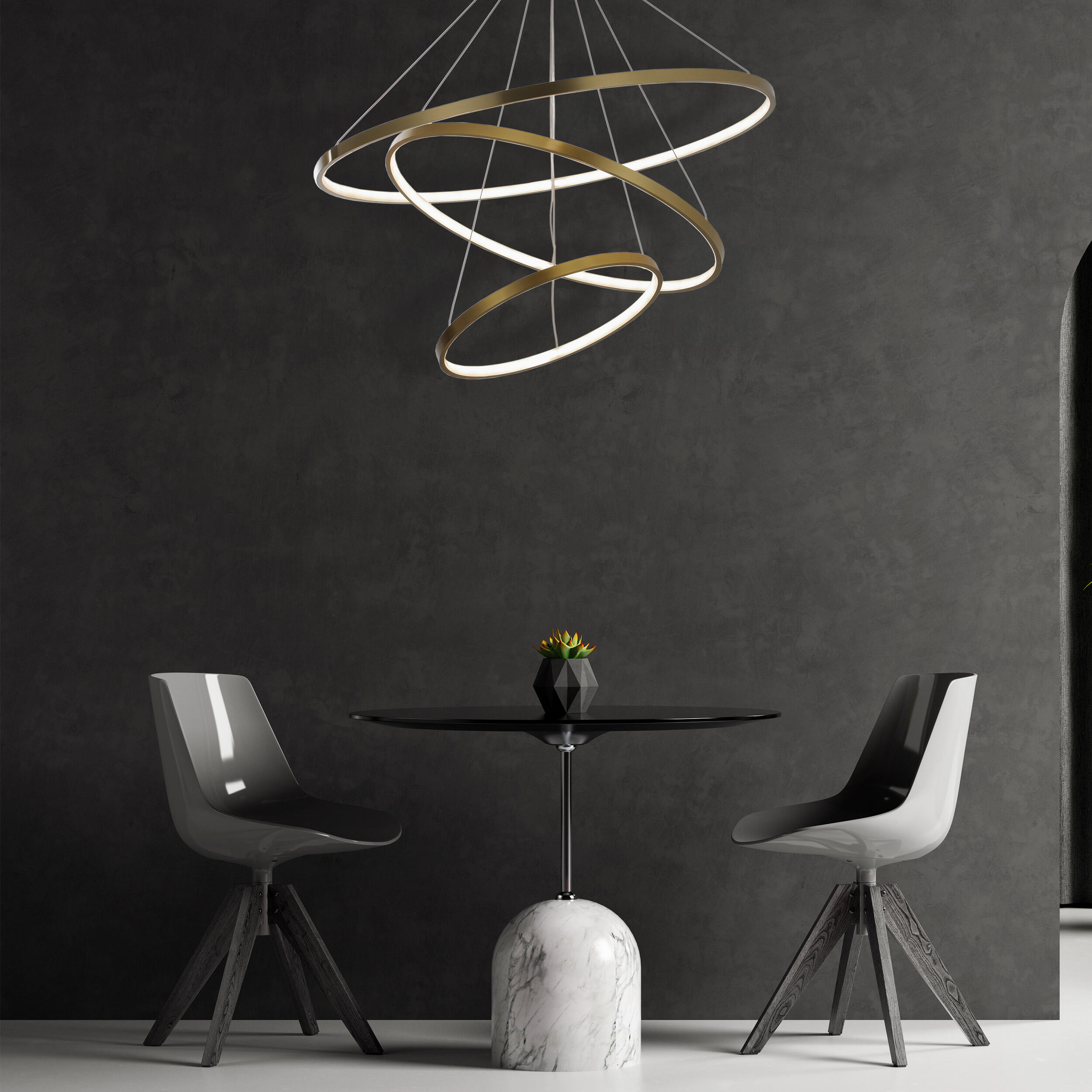 Lampa wisząca Lea złota 7200 lm LED Sanico - 7