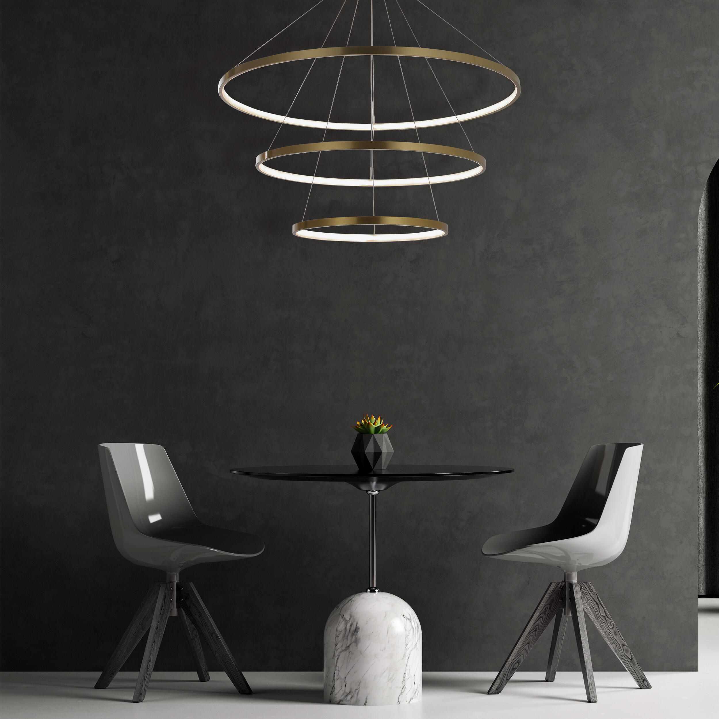 Lampa wisząca Lea złota 7200 lm LED Sanico - 6