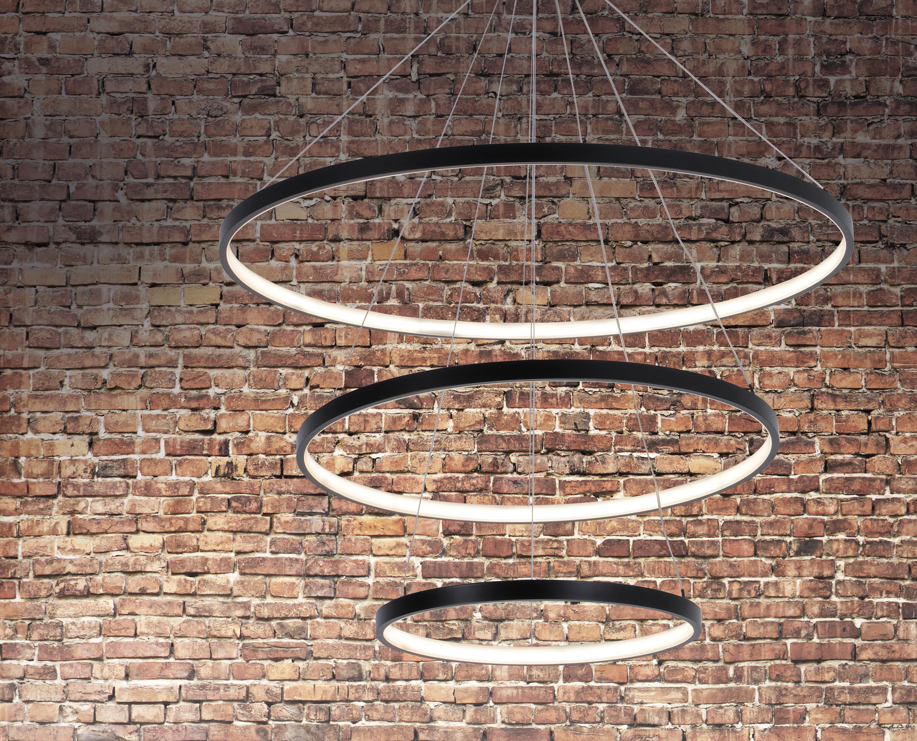 Lampa wisząca Lea czarna 9200 lm LED Sanico - 3