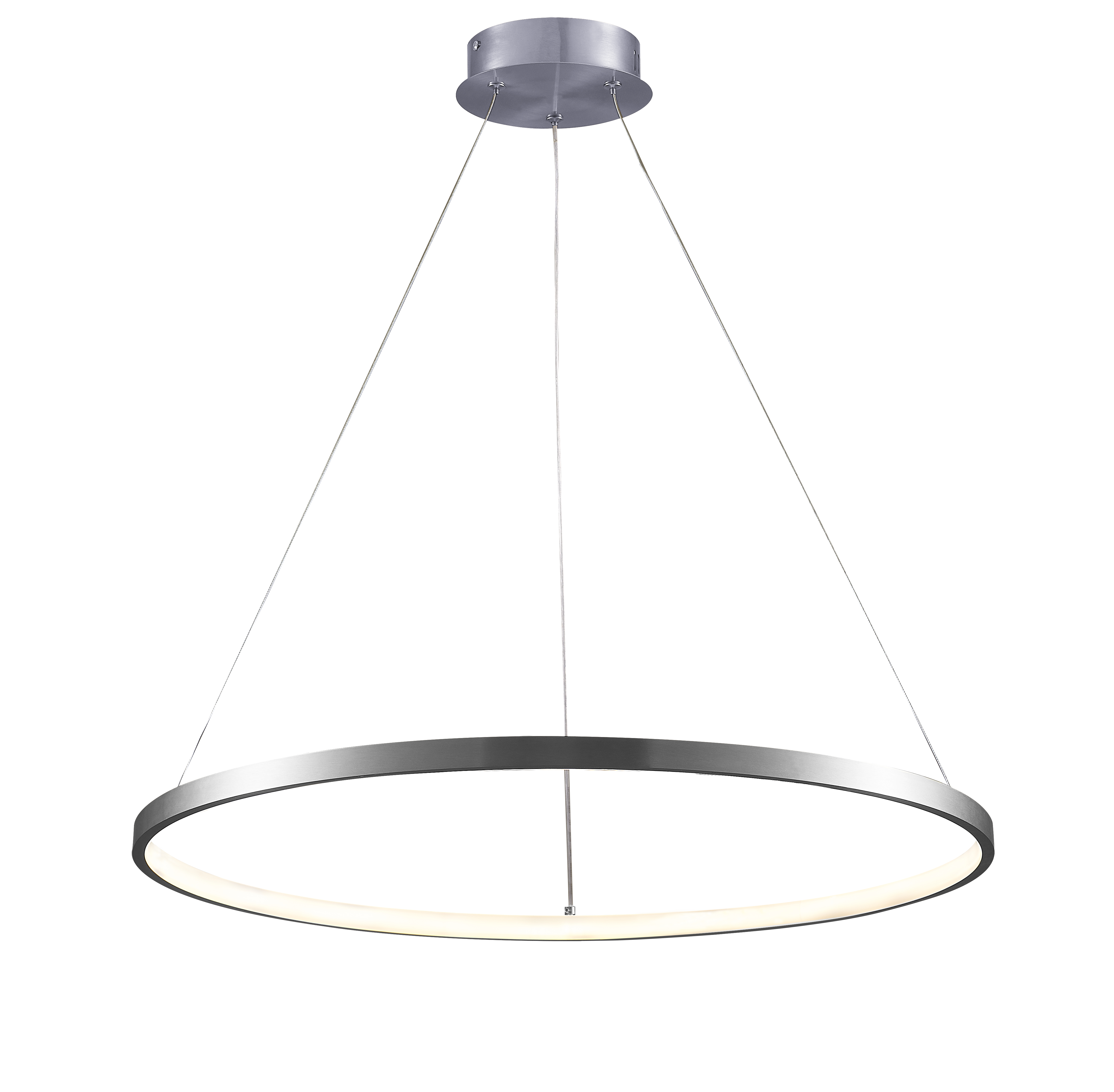 Lampa wisząca Lea 2600 lm 50 cm nikiel LED Sanico - 8