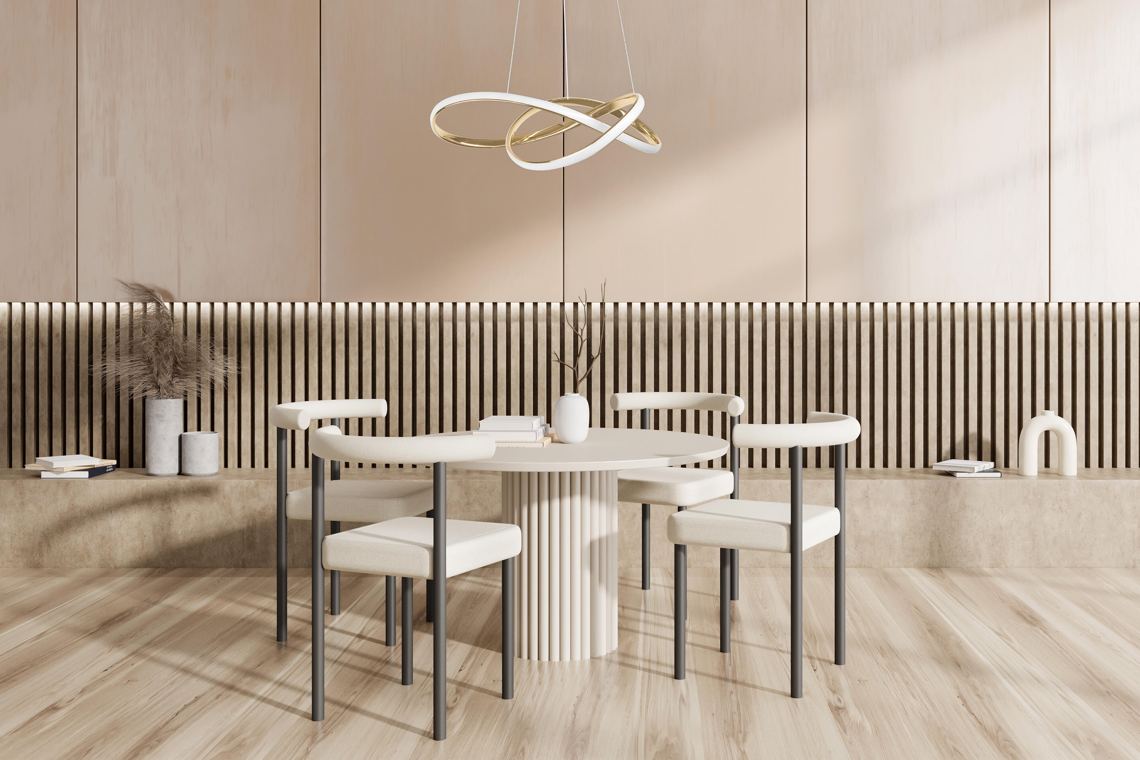 Lampa wisząca Megan 4000 LM 35W złota ACTIVEJET - 6