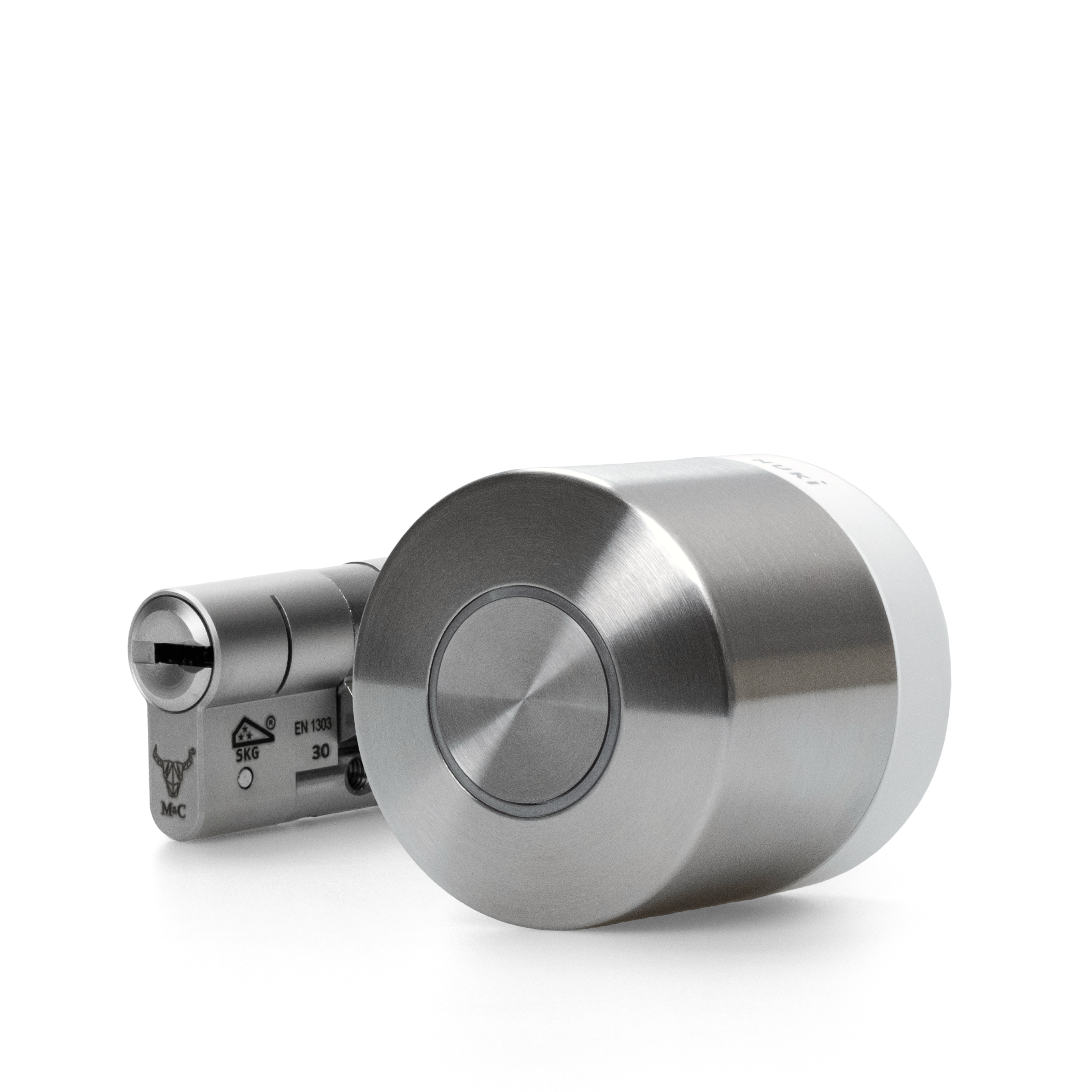 Cerradura inteligente NUKI Smart Lock Ultra con bombín de máxima seguridad, WiFi & Matter