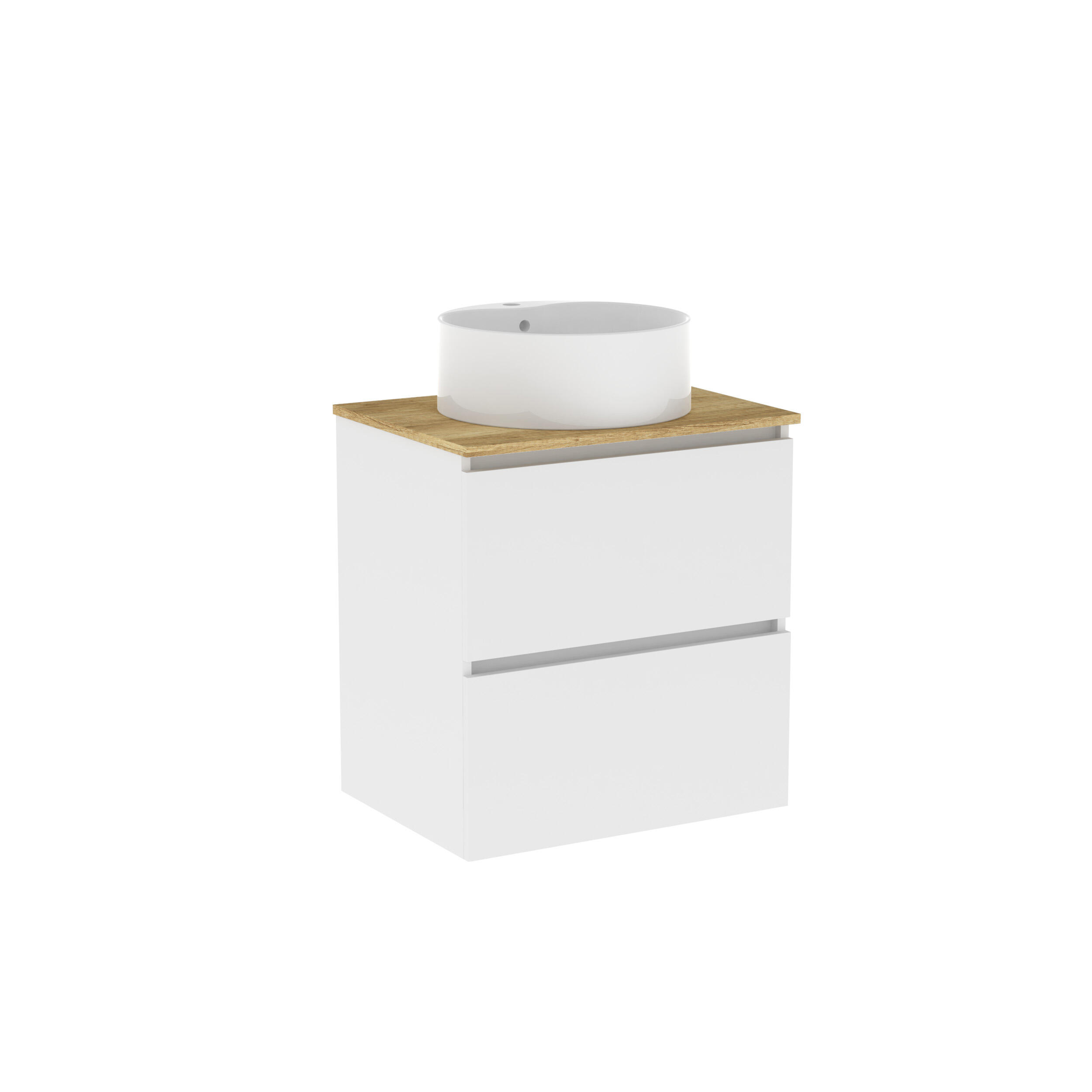 Mueble de baño con lavabo Clara blanco 60x46 cm - 2