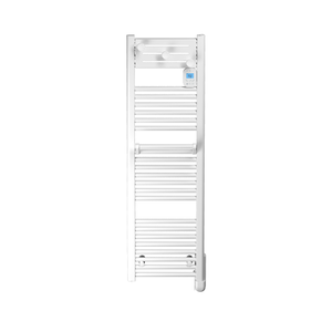 Sèche-serviettes électrique à inertie fluide étroit Actibain Noirot 500W blanc Leroy Merlin Les bons plans des petits projets avant l'été