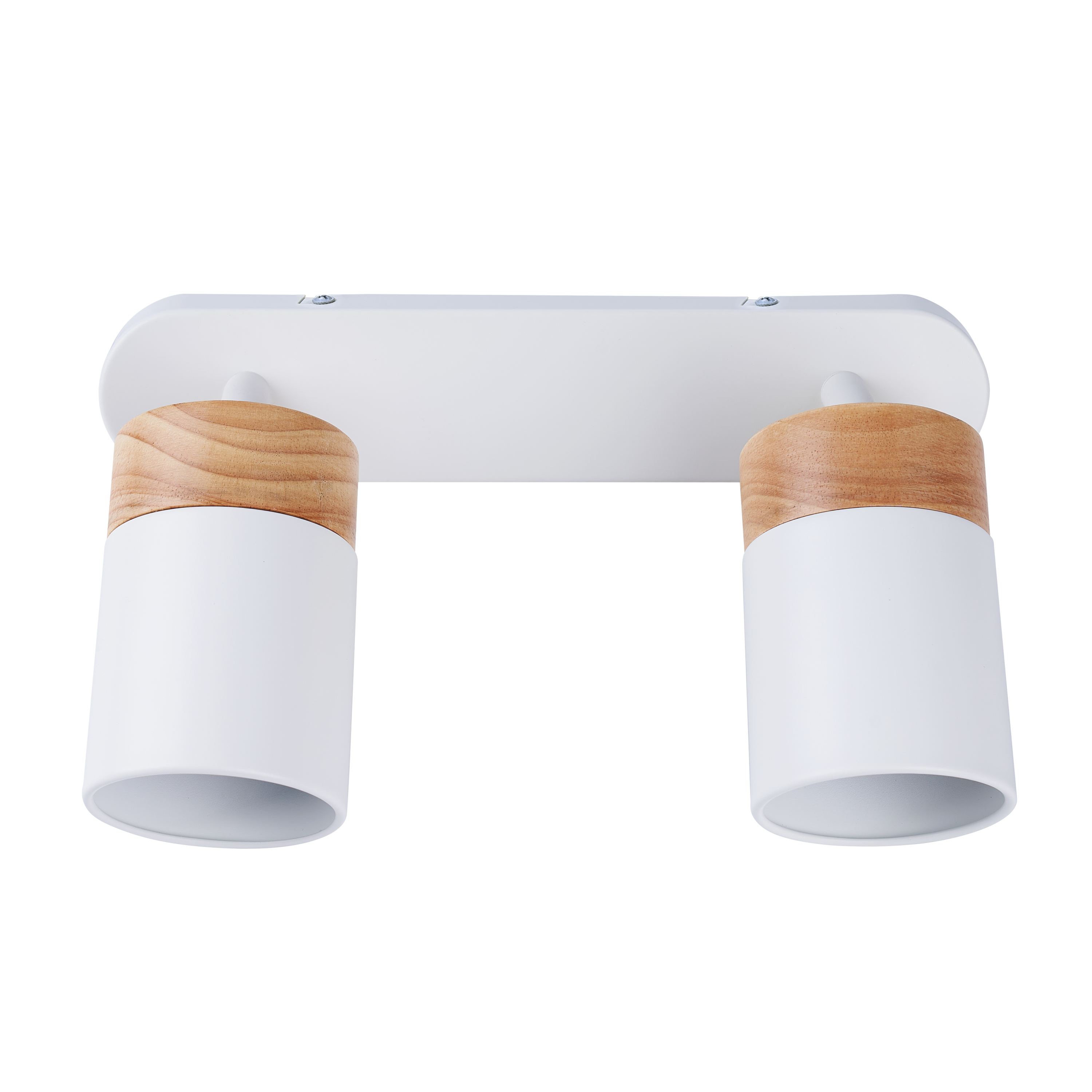 Reflektor Tyanna 2xE14 biały z drewnem Inspire