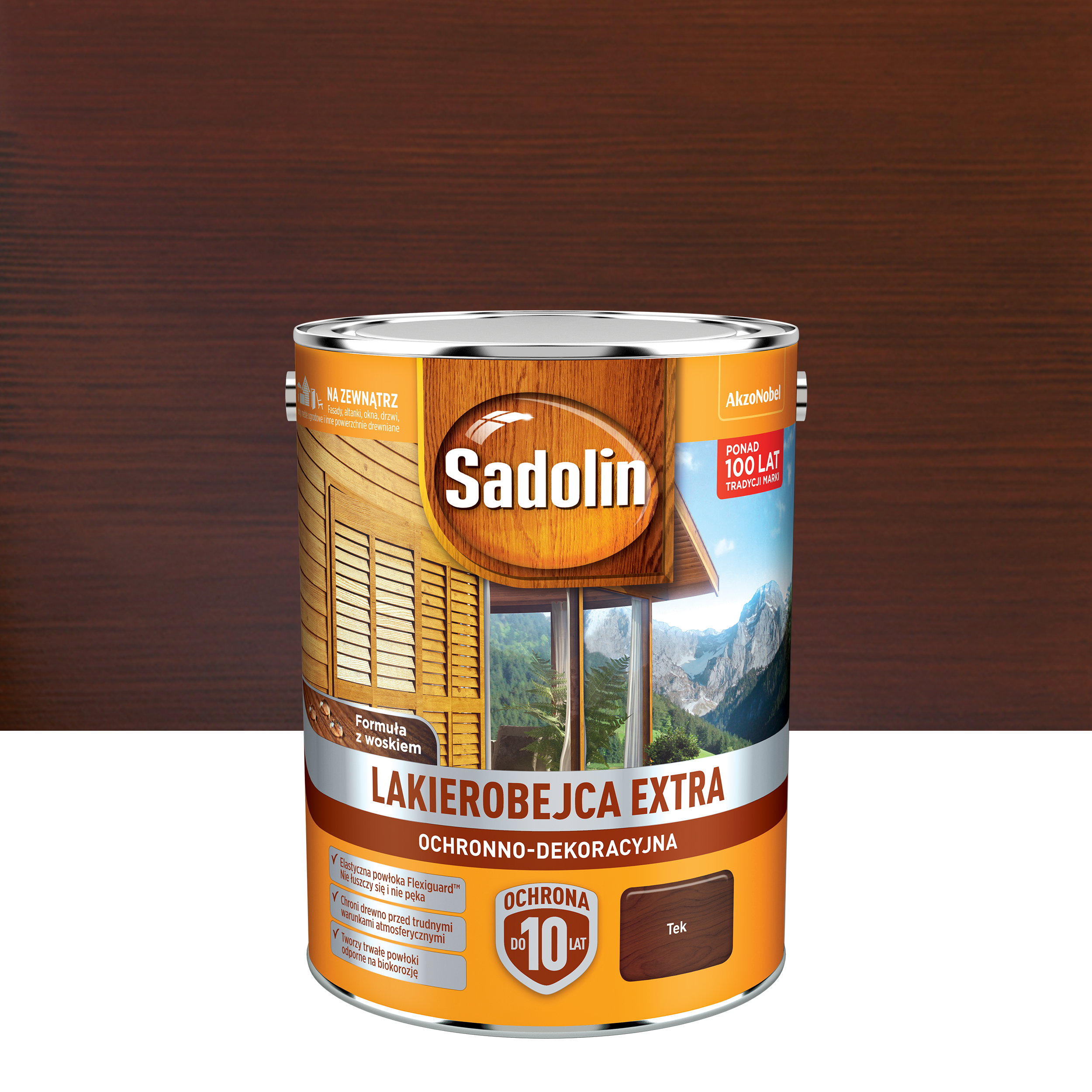 Lakierobejca do drewna Extra 5 l Tek Sadolin