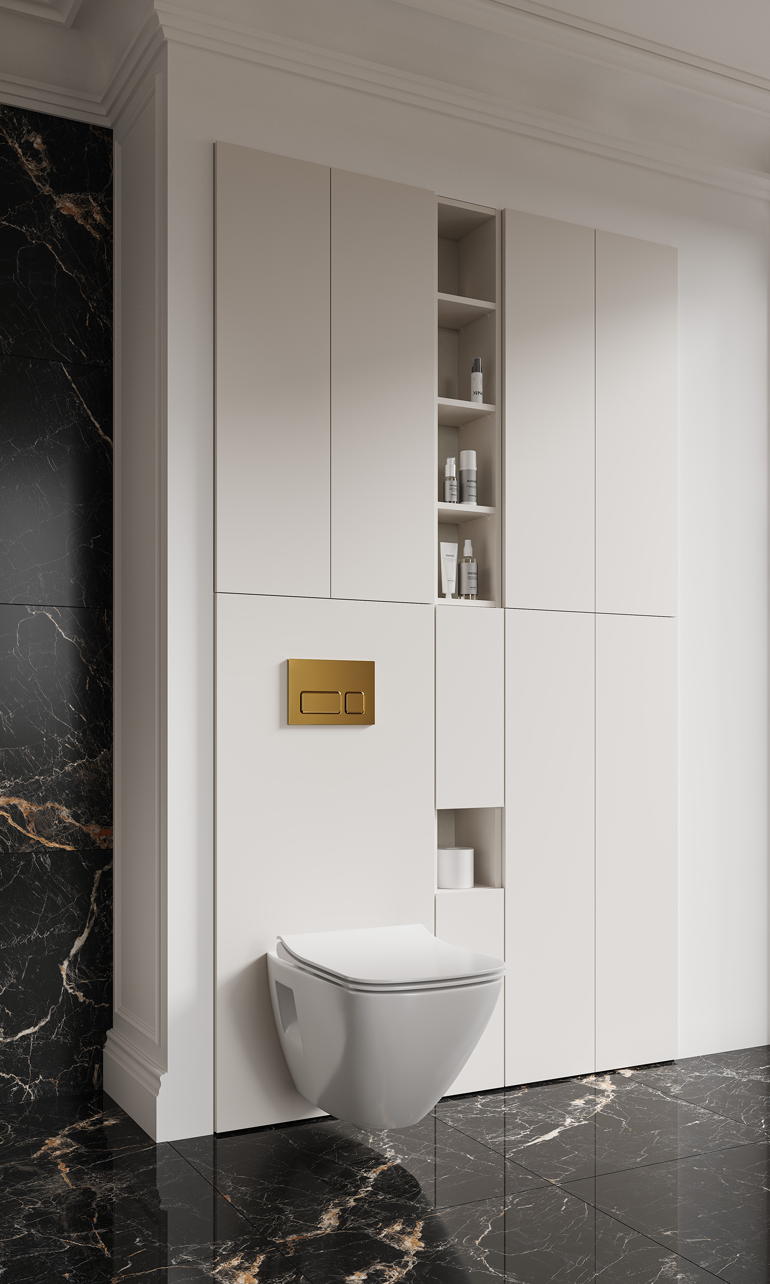 Szafka łazienkowa stojąca Atrato 20x22x120 cm kaszmir Cersanit - 4