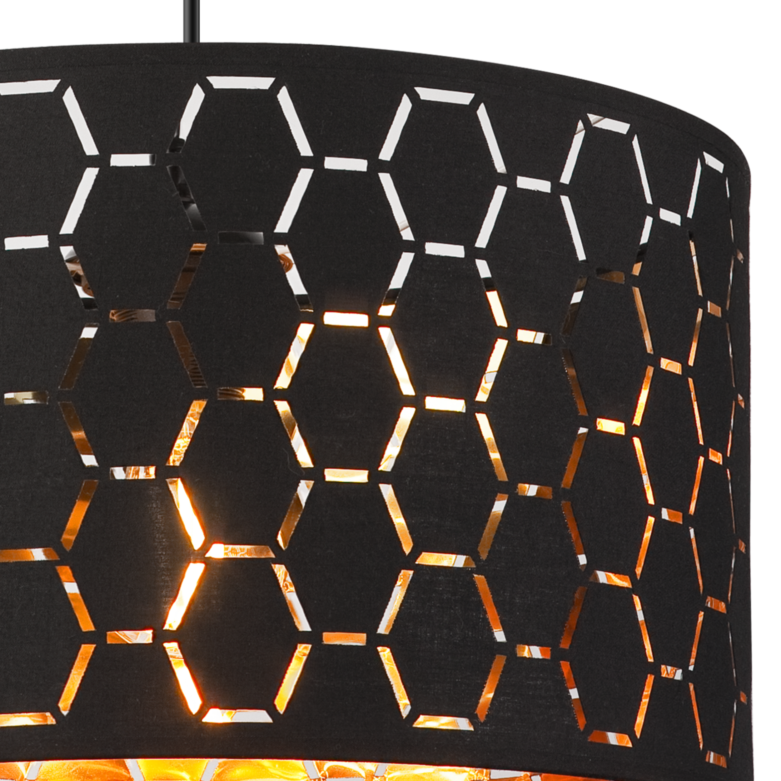 Lampa wisząca Ulle czarna E27 Lamkur - 6