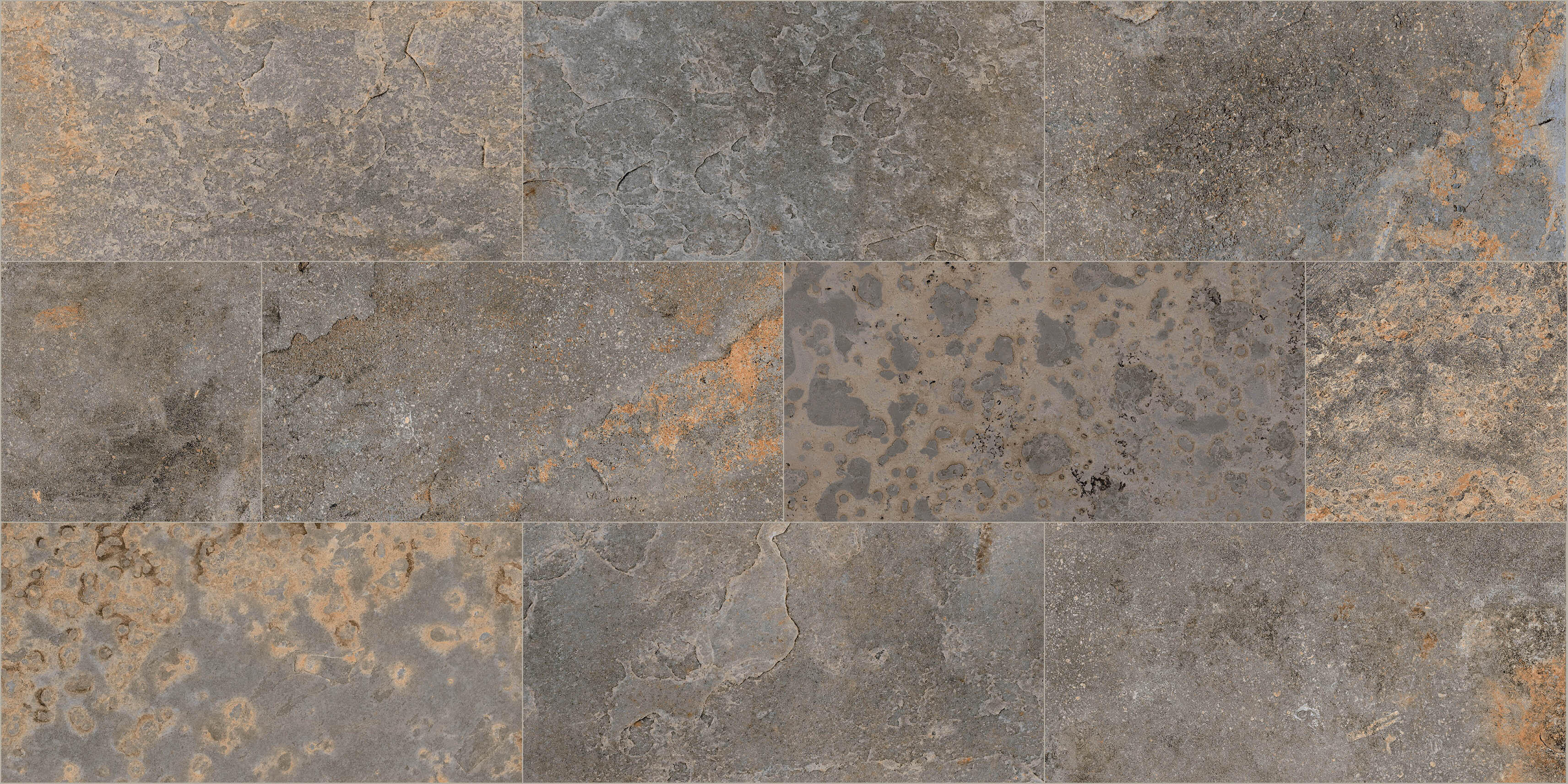 Pack de 2 peldaños cerámico Mineral efecto piedra mix 120x3.4cm espesor 11mm - 4