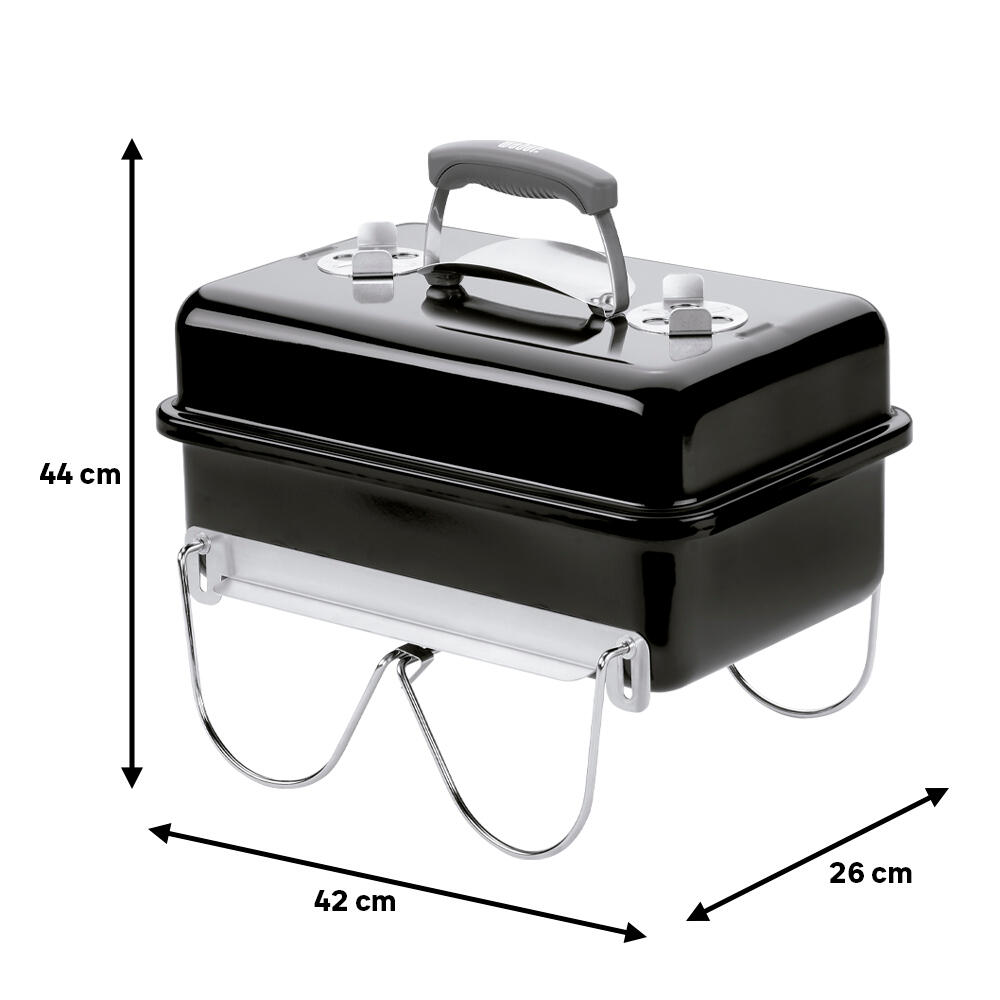 Barbacoa de carbón WEBER Go-Anywhere recomendado para de 6 a 10 personas - 2