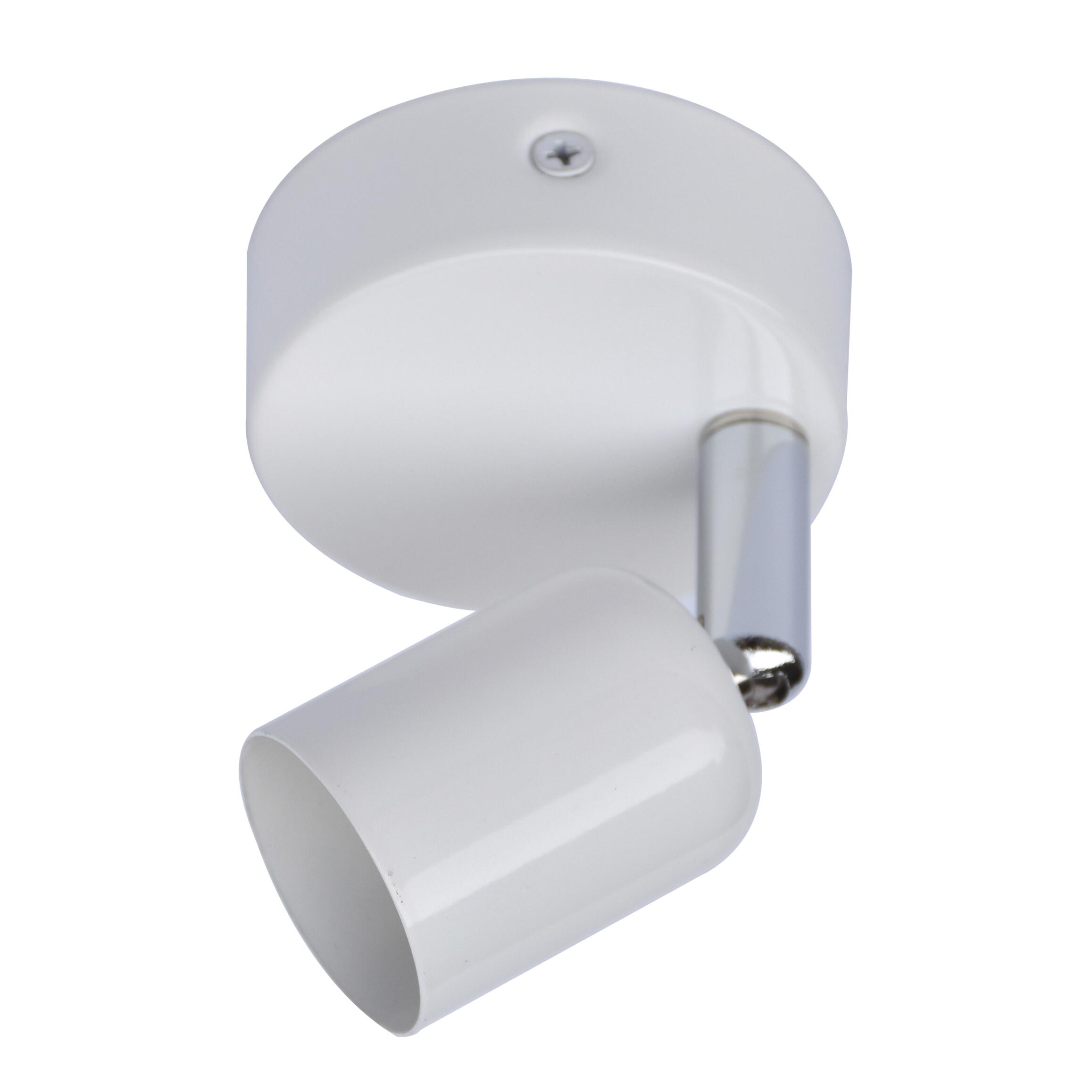 Faretto decorativo senza fonte luminosa BASIC NEW BIANCO in alluminio bianco GU10 50W  1 luci - 2