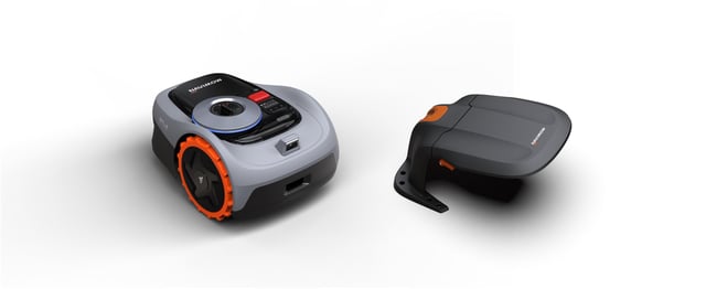 Robot tagliaerba NAVIMOW SEGWAY i105e, garage s incluso,senza filo perimetrale larghezza di taglio 18 cm