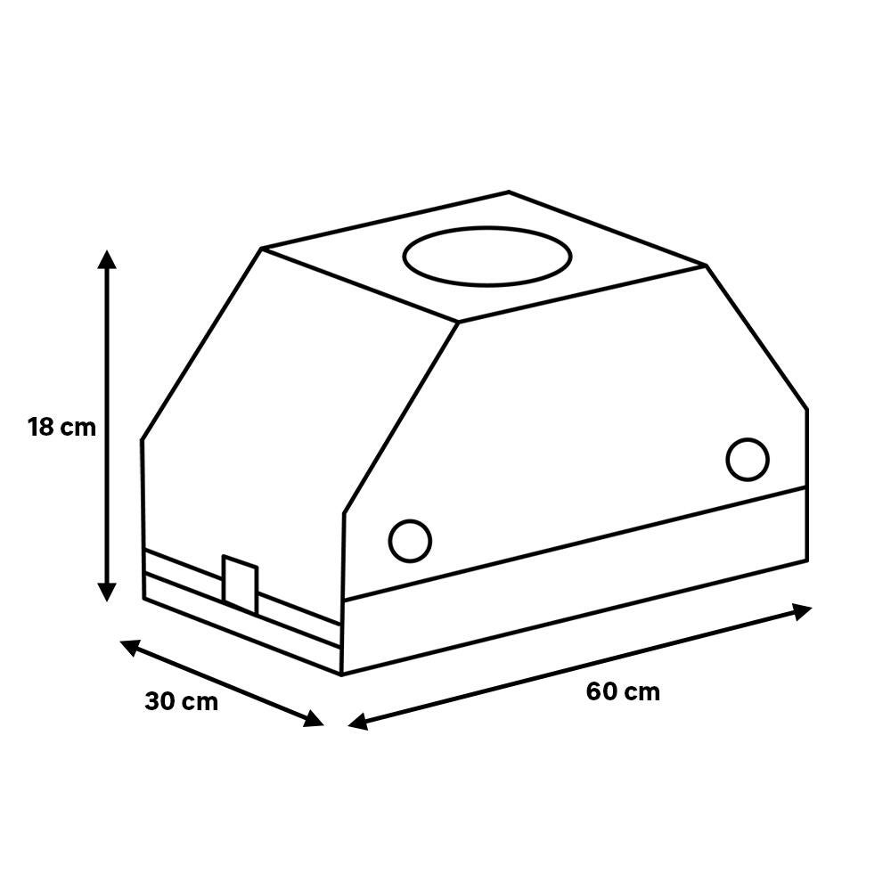 Grupo filtrante TURBOAIR LEI con 3 velocidades 60 cm 368 m/h inox clase D - 2