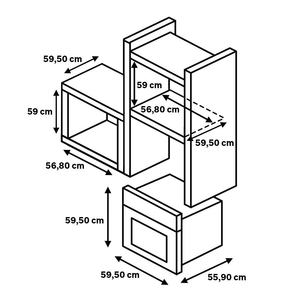Horno TEKA HLB 8400 P multifunción 70 litros Pirólisis negro Clase A+ - 2