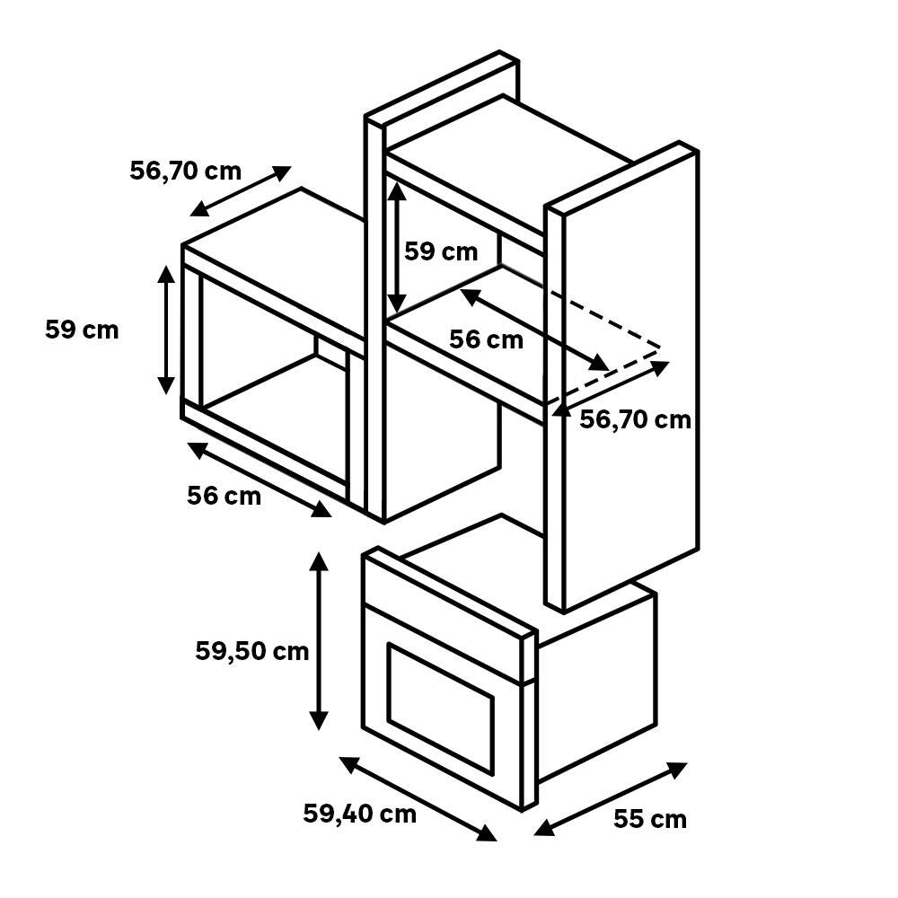 Horno BEKO BBIE18300W multifunción 72L 8 modos de cocción blanco Clase A - 2
