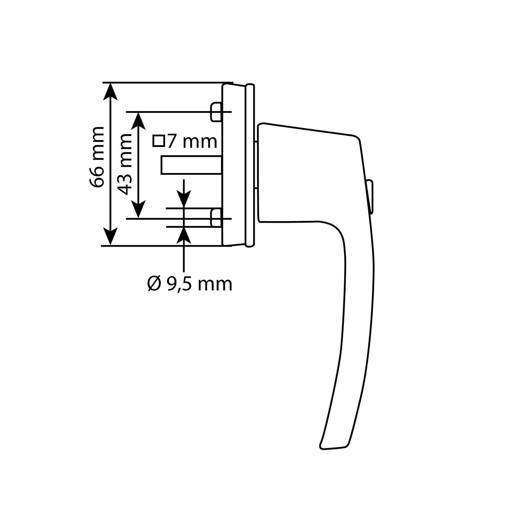  POIGNEE A CLE EVA GRISE - 4