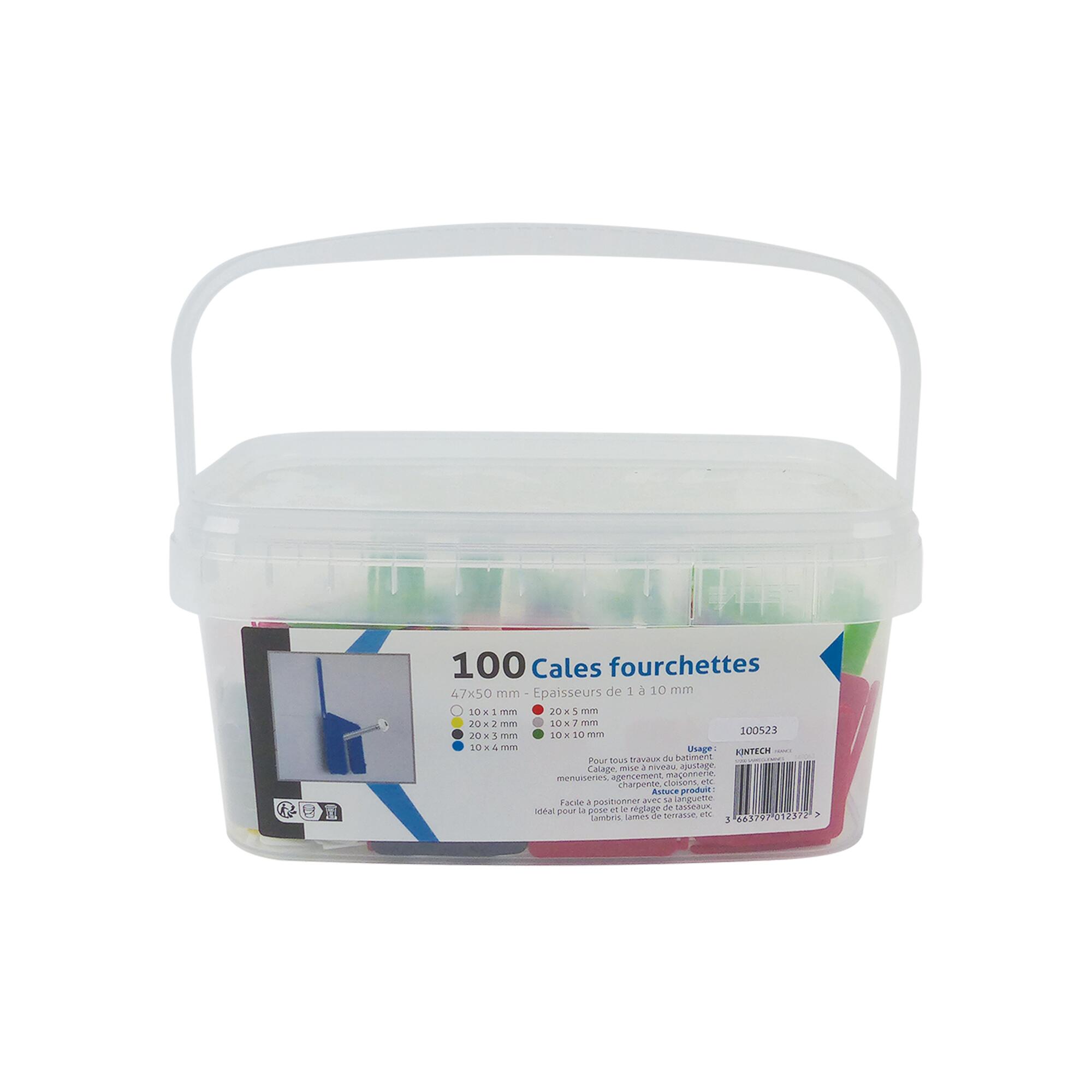 Seau de 100 cales fourchettes - 5
