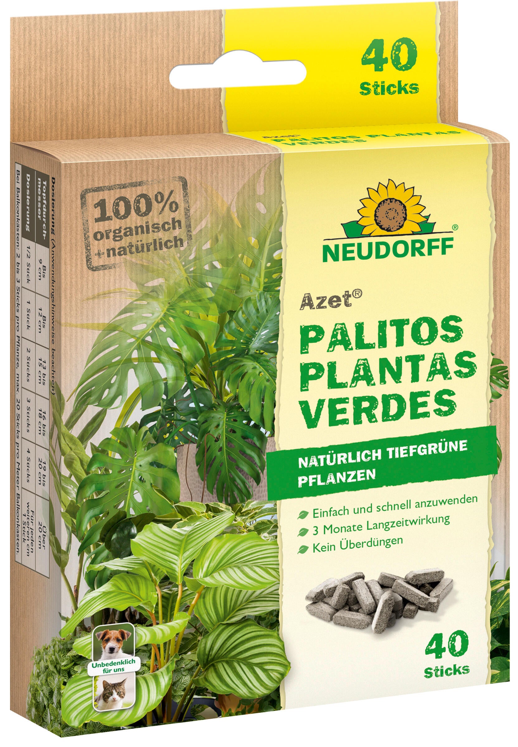 Abono para plantas verdes NEUDORFF 1 L - 4