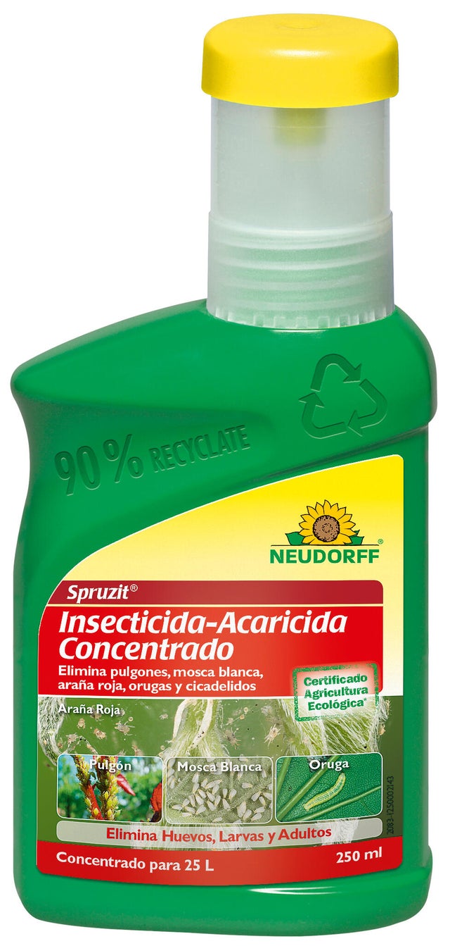 Insecticida y Acaricida Concentrado Eco Spruzit NEUDORFF 250 ml hasta 25 L