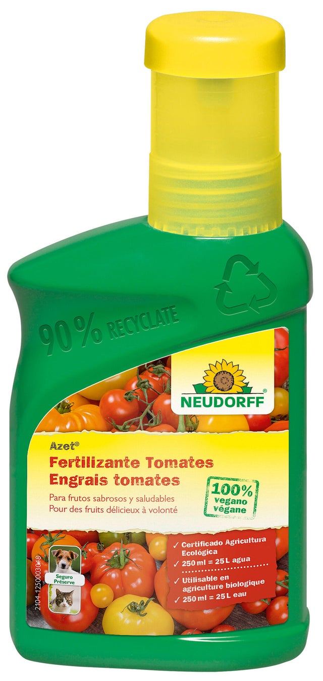 Abono para diluir NEUDORFF Eco Tomates 250 ml para uso ecológico
