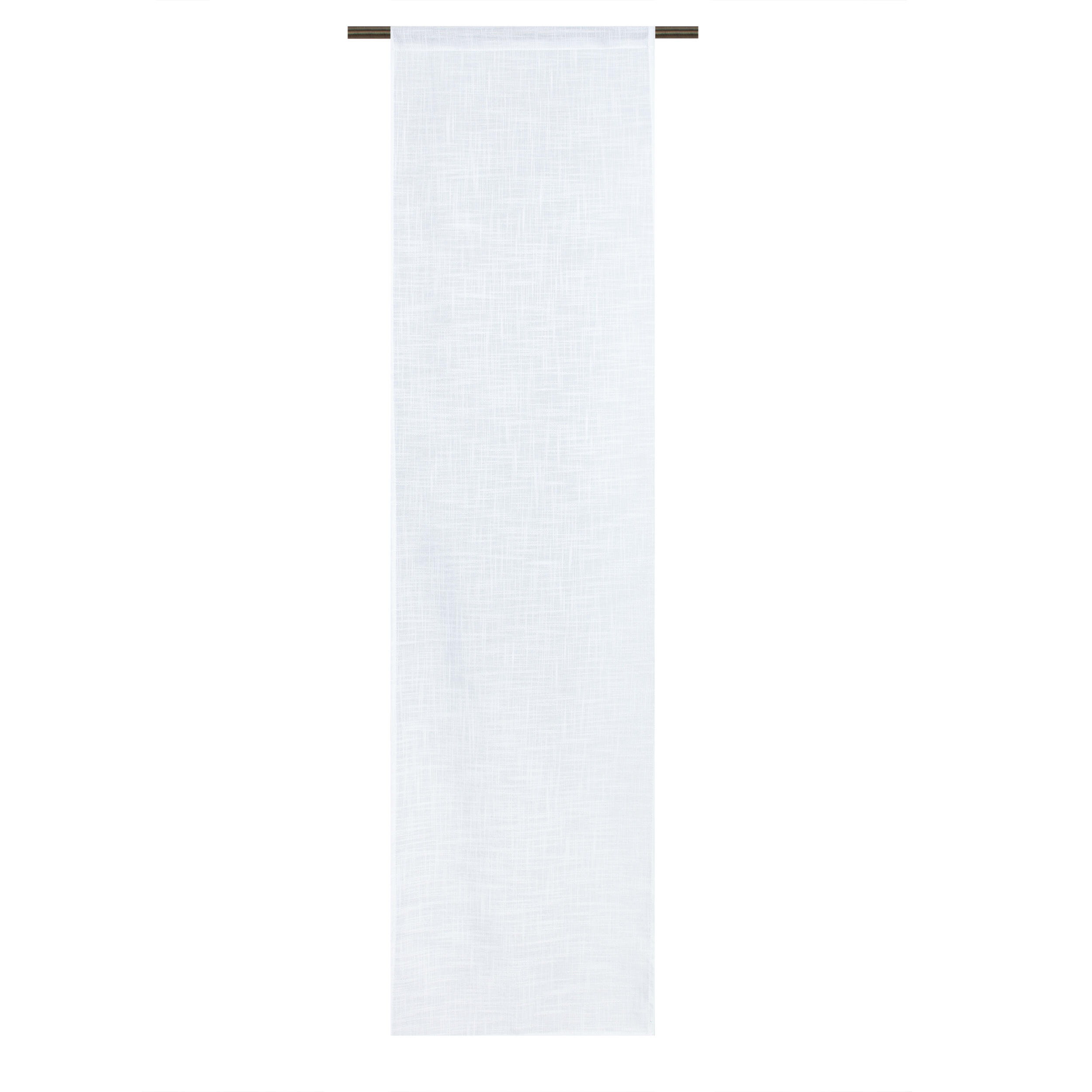 Tendina a vetro Infini bianco, tunnel 45x170 cm - 2