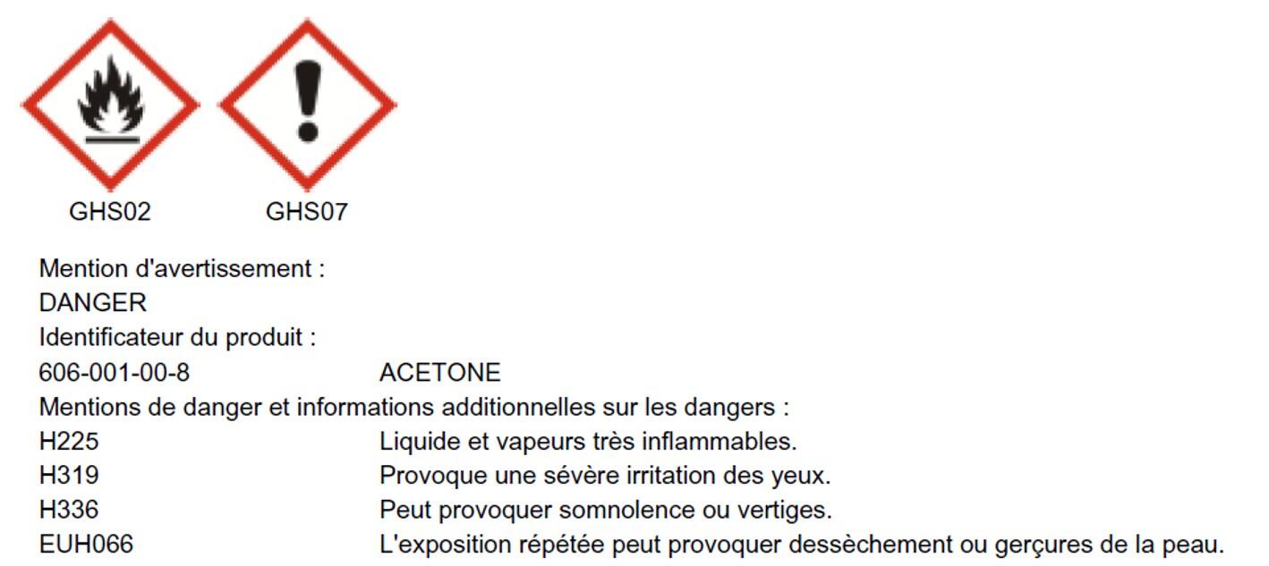 Acétone 1 L - ONYX - 6