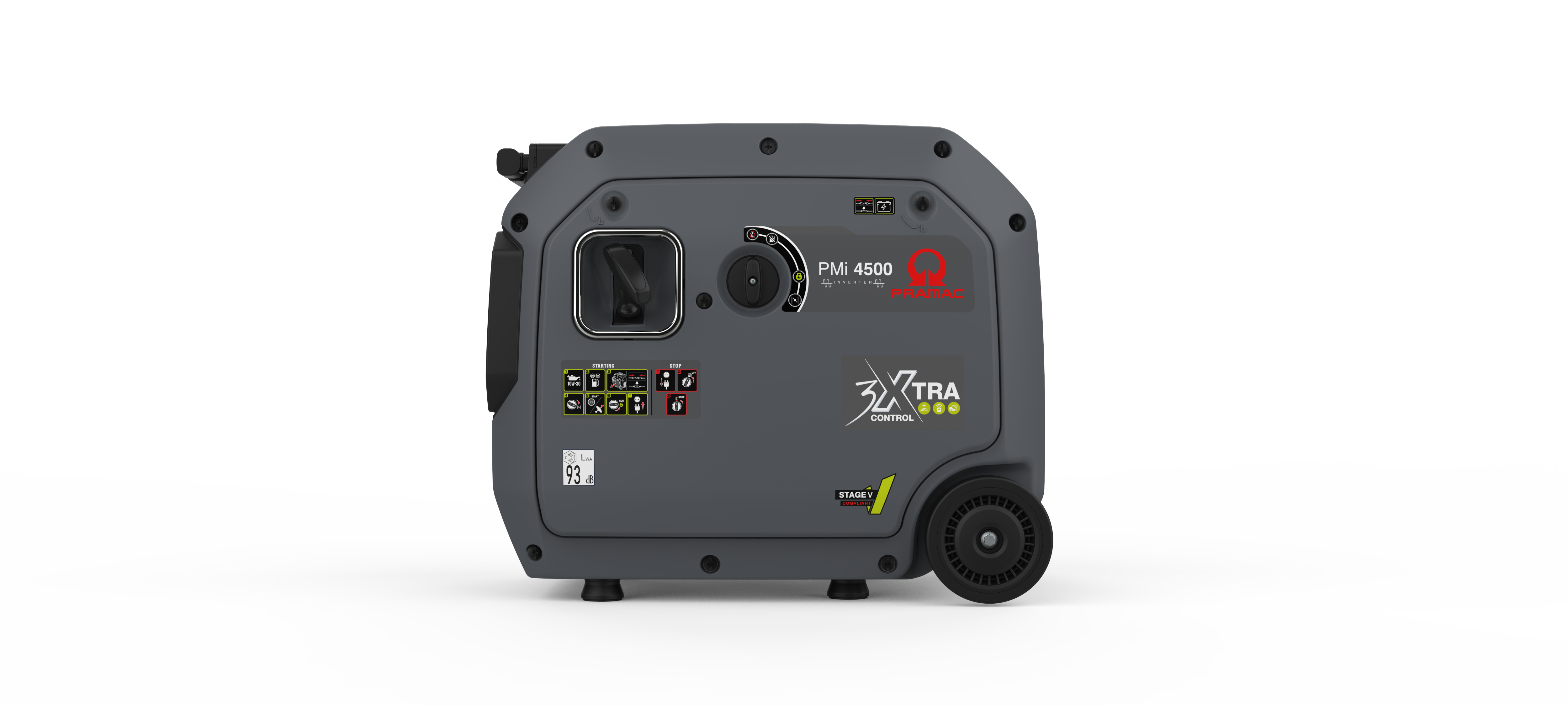 Gerador de inverter Pramac PMI4500 SOL MONOFÁSICO 3800 W - 7