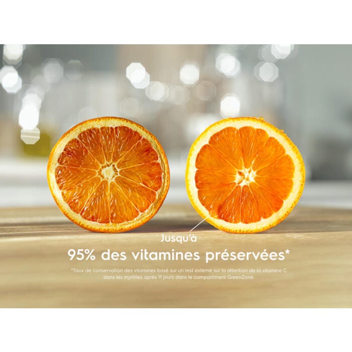 réfrigérateur Electrolux qui conserve les vitamines des aliments