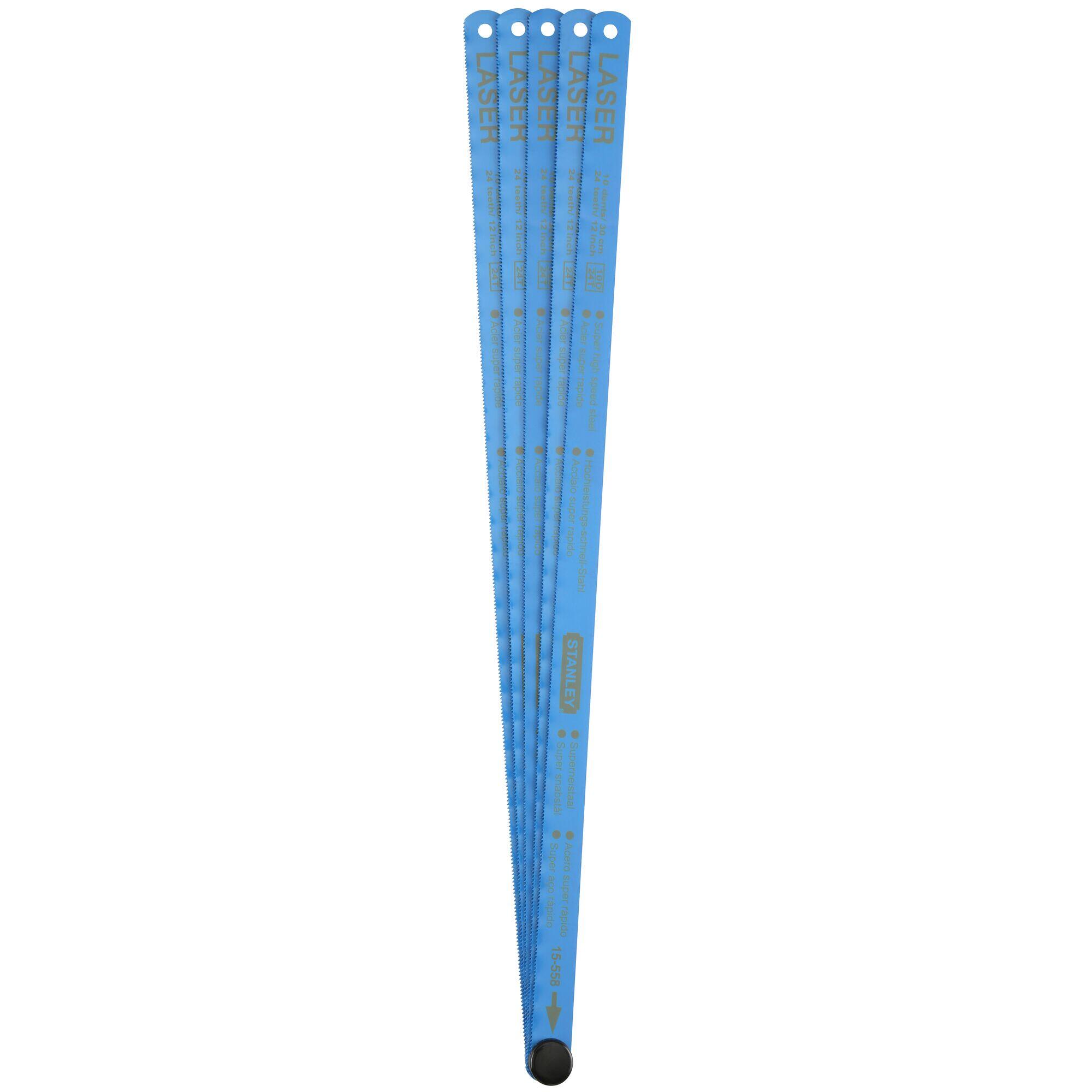 Lot de 5 lames pour scie à métaux coupe rapide STANLEY 2-15-558 - 2
