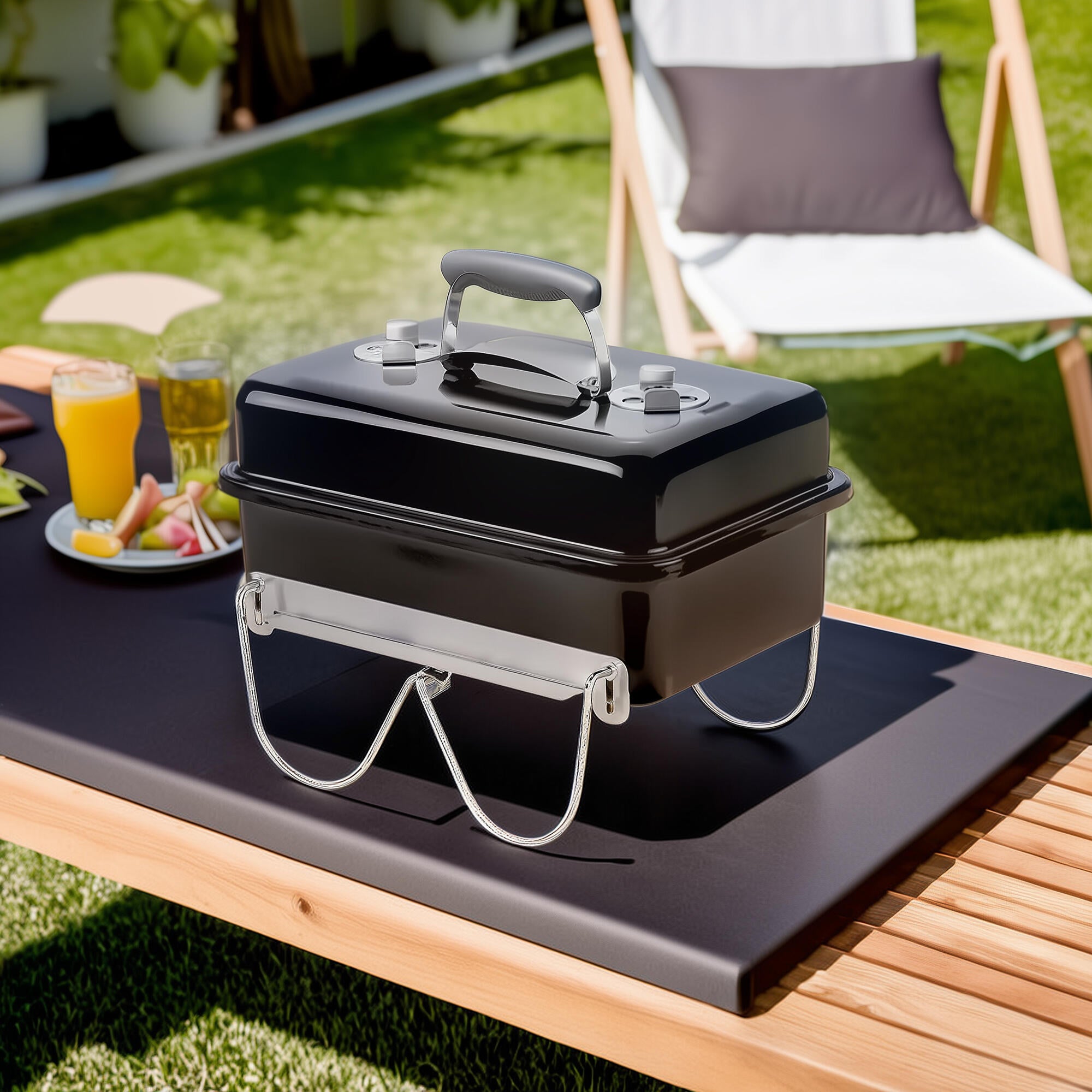 Barbacoa de carbón WEBER Go-Anywhere recomendado para de 6 a 10 personas - 6