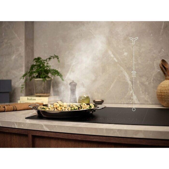 Hotte Electrolux qui se connecte à la plaque de cuisson