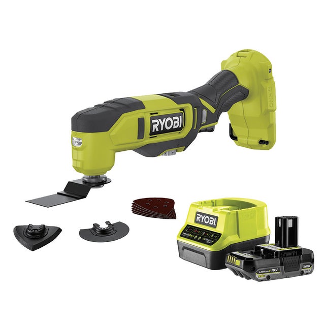 Outil multifonction à batterie 18 V 2 Ah RYOBI Rmt18-1c20gf