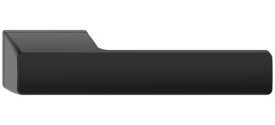 Rozetklink Schie zwart