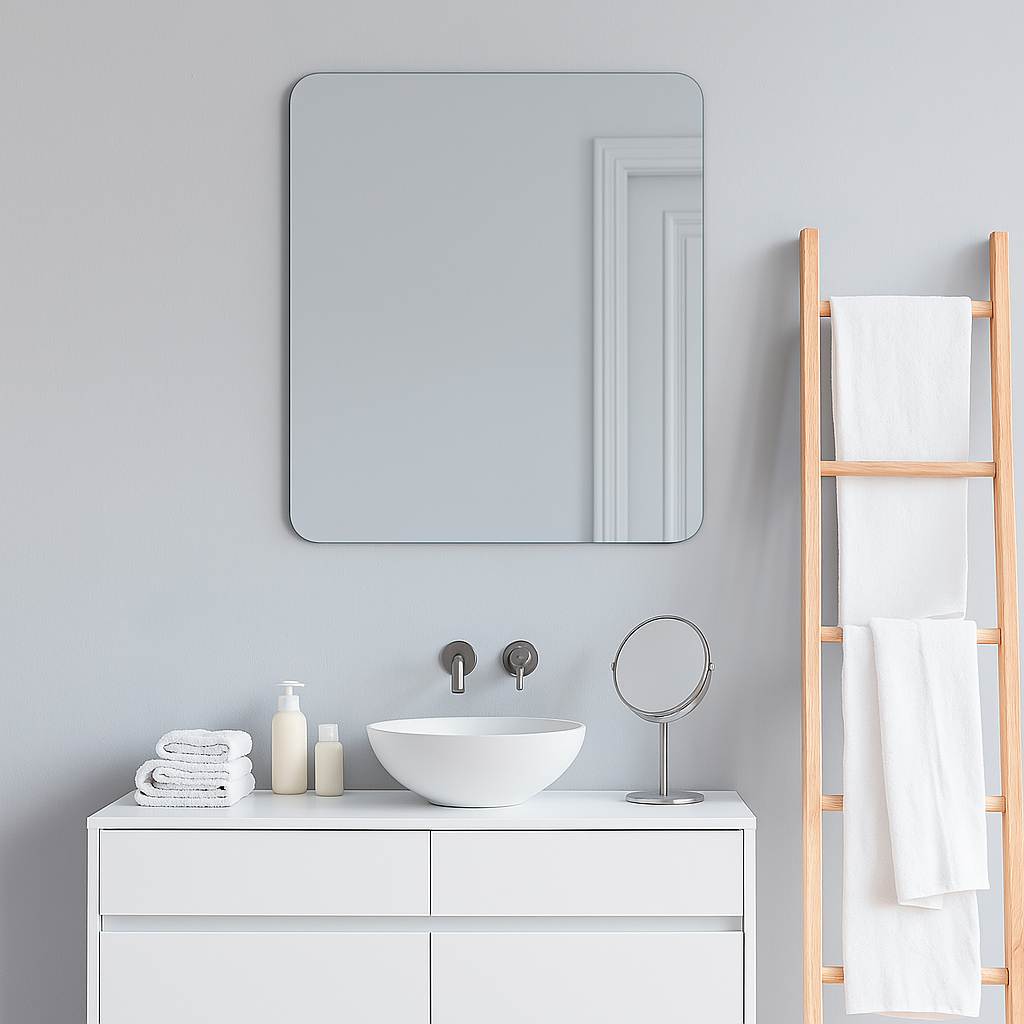 Espejo sin moldura cuadrado Cosmo  80x80 cm - 2