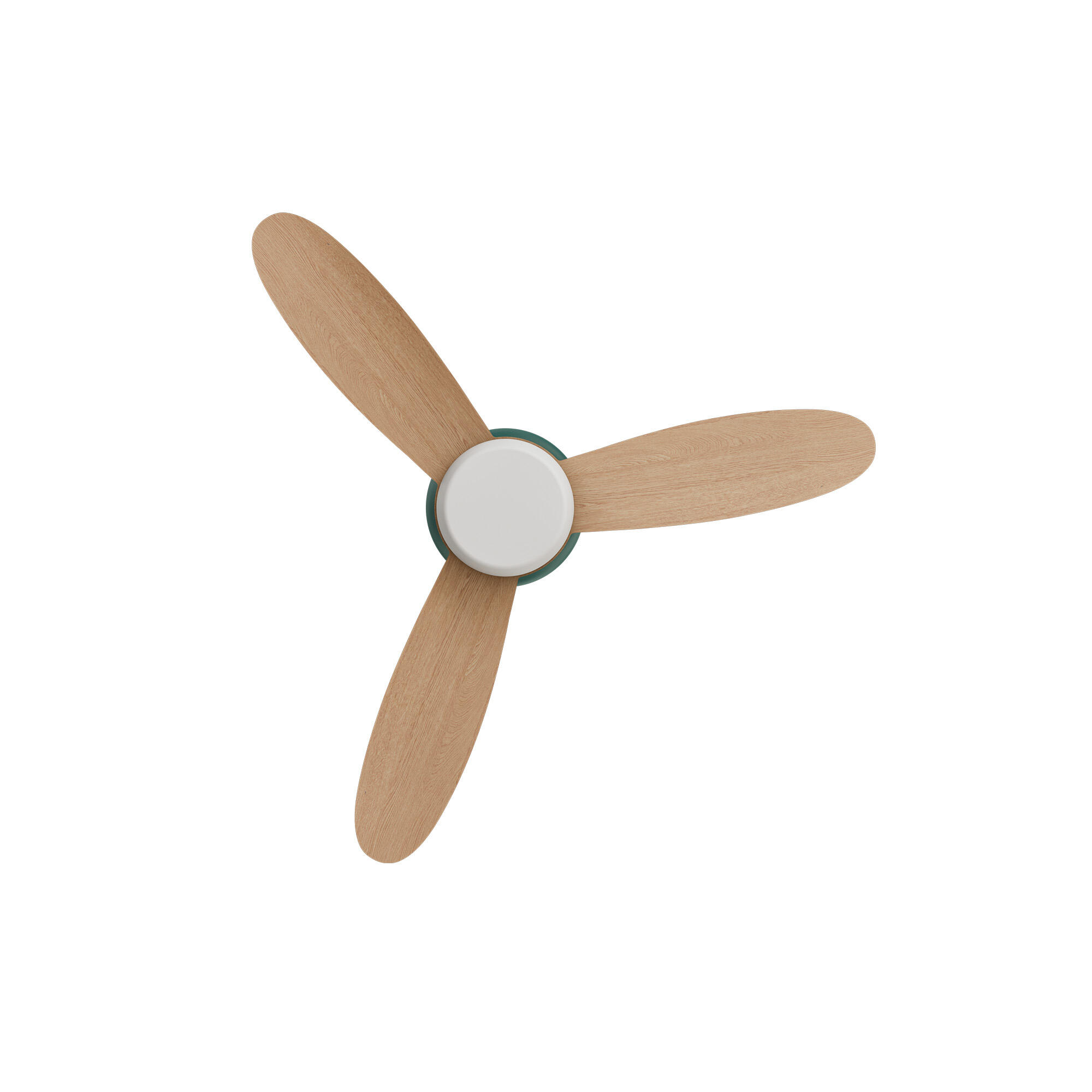 Ventilador de techo con luz silencioso DC Arte Confort Phoebe S Verde Fsc verde 92.8 cm - 2