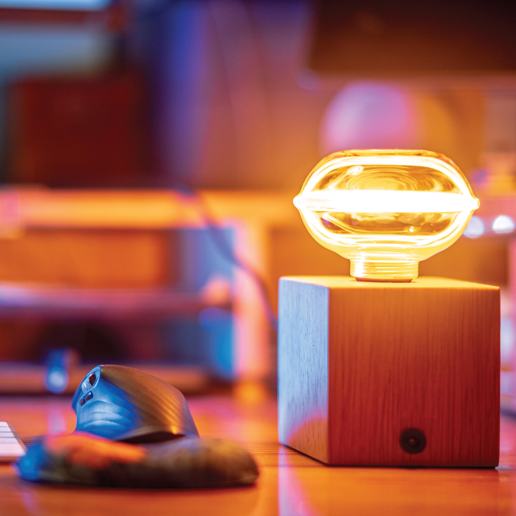 Bombilla led e27 ovalada 265 lm ámbar ámbar