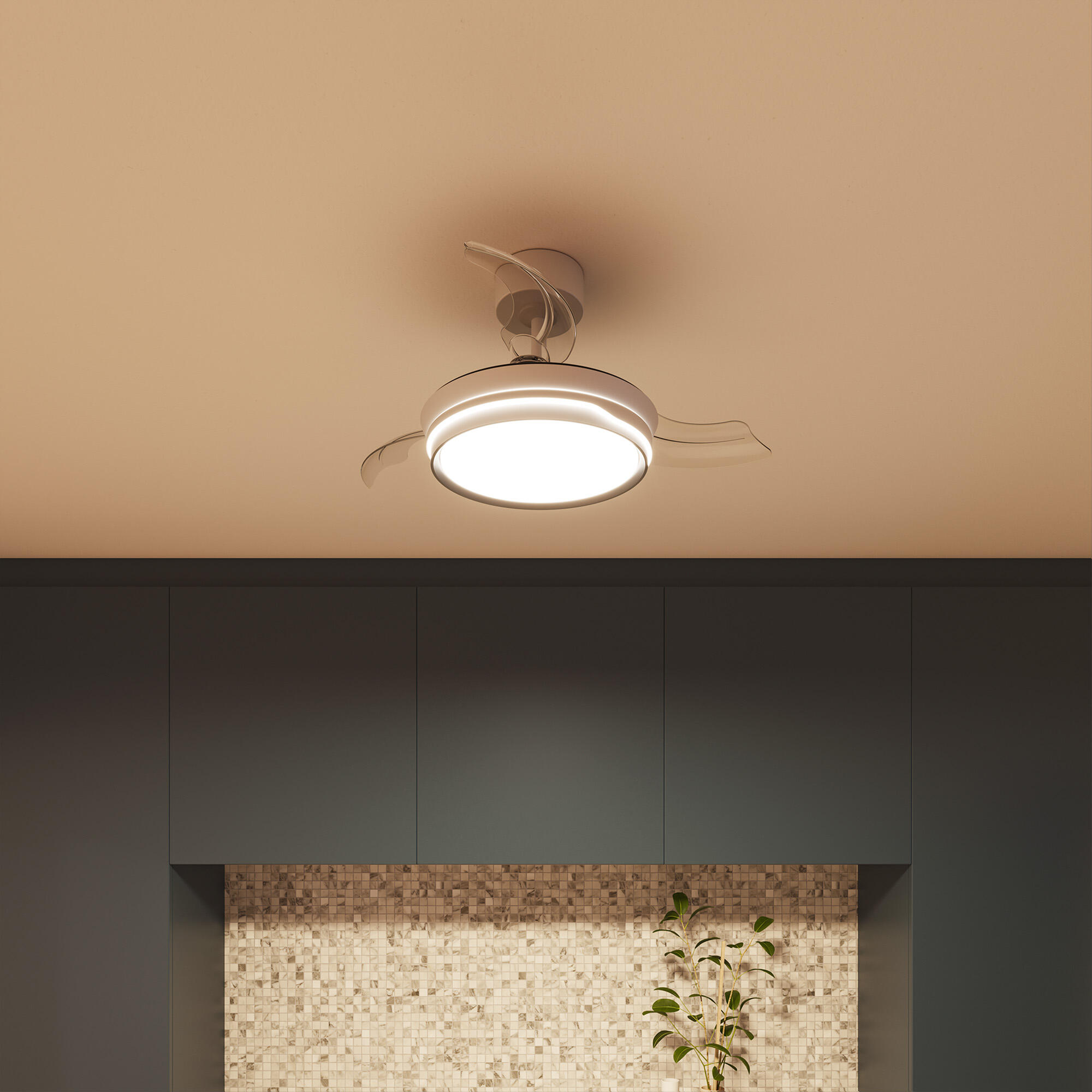 Ventilador de techo con luz silencioso DC 22W con mando ø91 cm Alio S ARTE CONFORT blanco luz CCT 3 aspas| 6 velocidades| modo verano/invierno| brisa| temporizador| recomendado para <13m² - 4