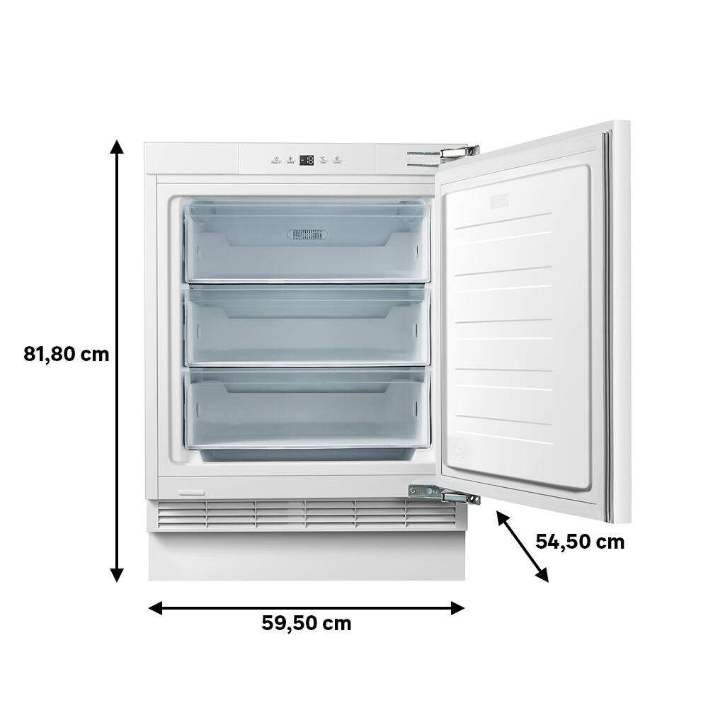 Congelador vertical EDESA 924271340 estático 82x60cm 101L blanco clase E - 2